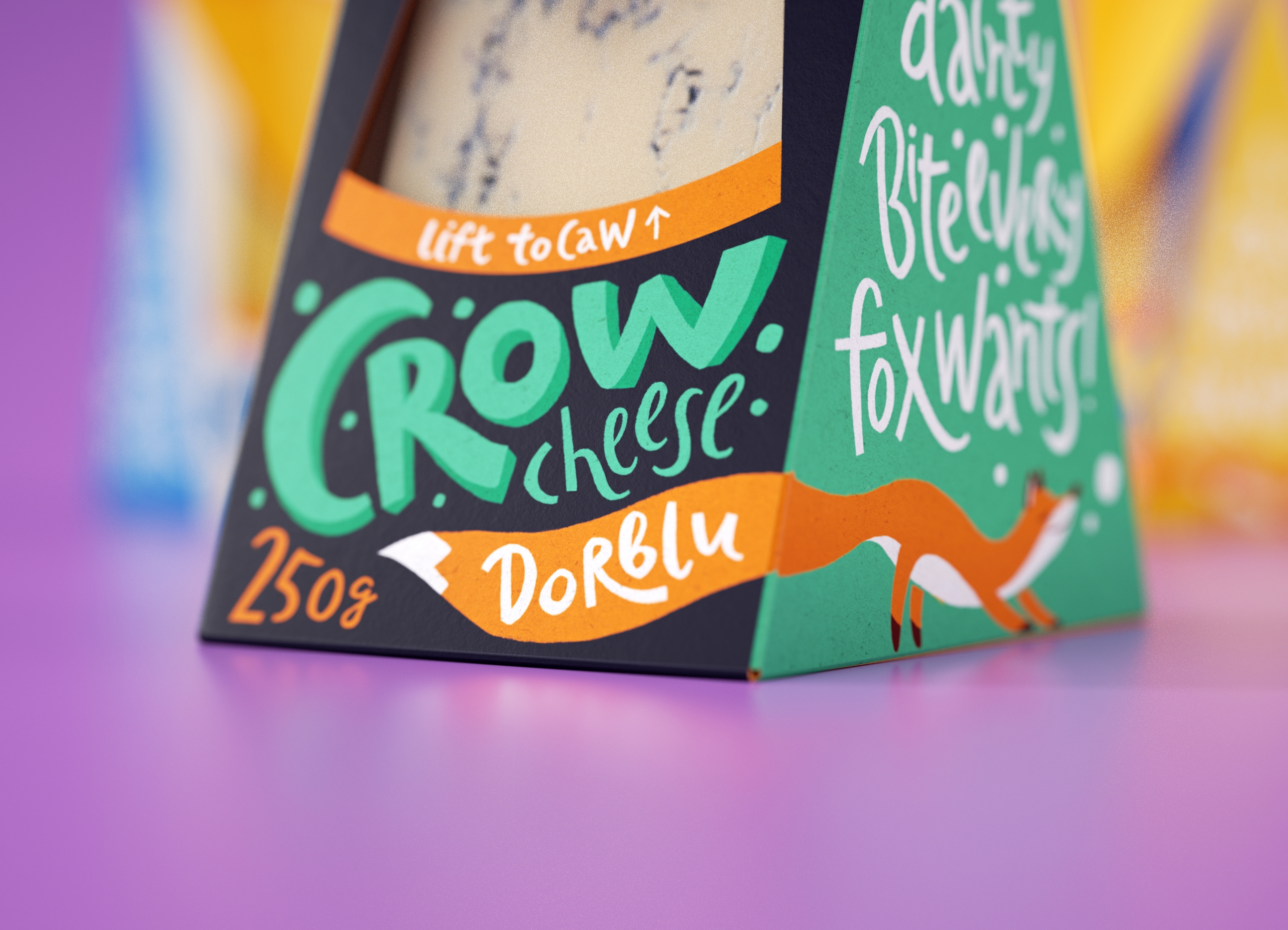 Packing for cheese "Crow Cheese" — Изображение №2 — Брендинг, Иллюстрация на Dprofile