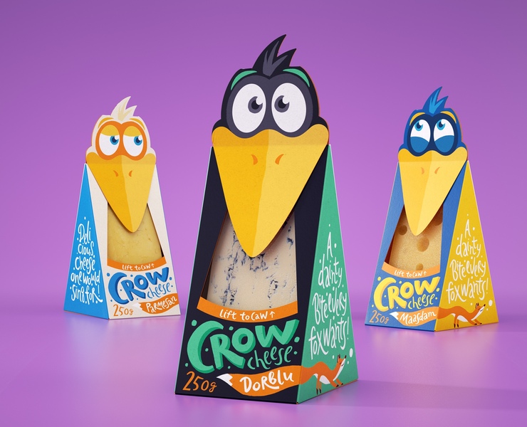 Packing for cheese "Crow Cheese" на Dprofile
