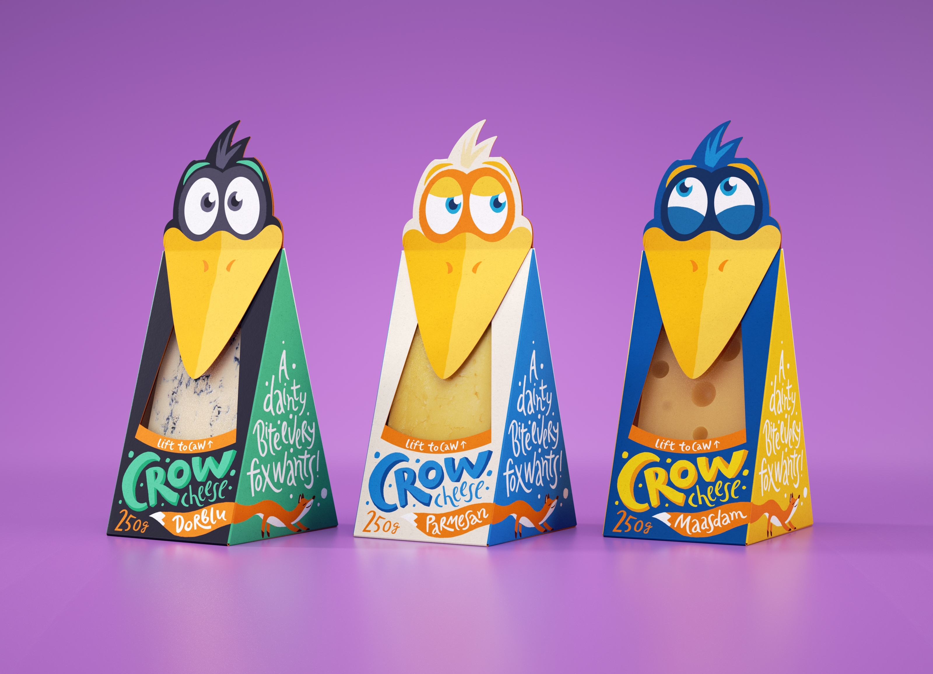 Packing for cheese "Crow Cheese" — Изображение №6 — Брендинг, Иллюстрация на Dprofile