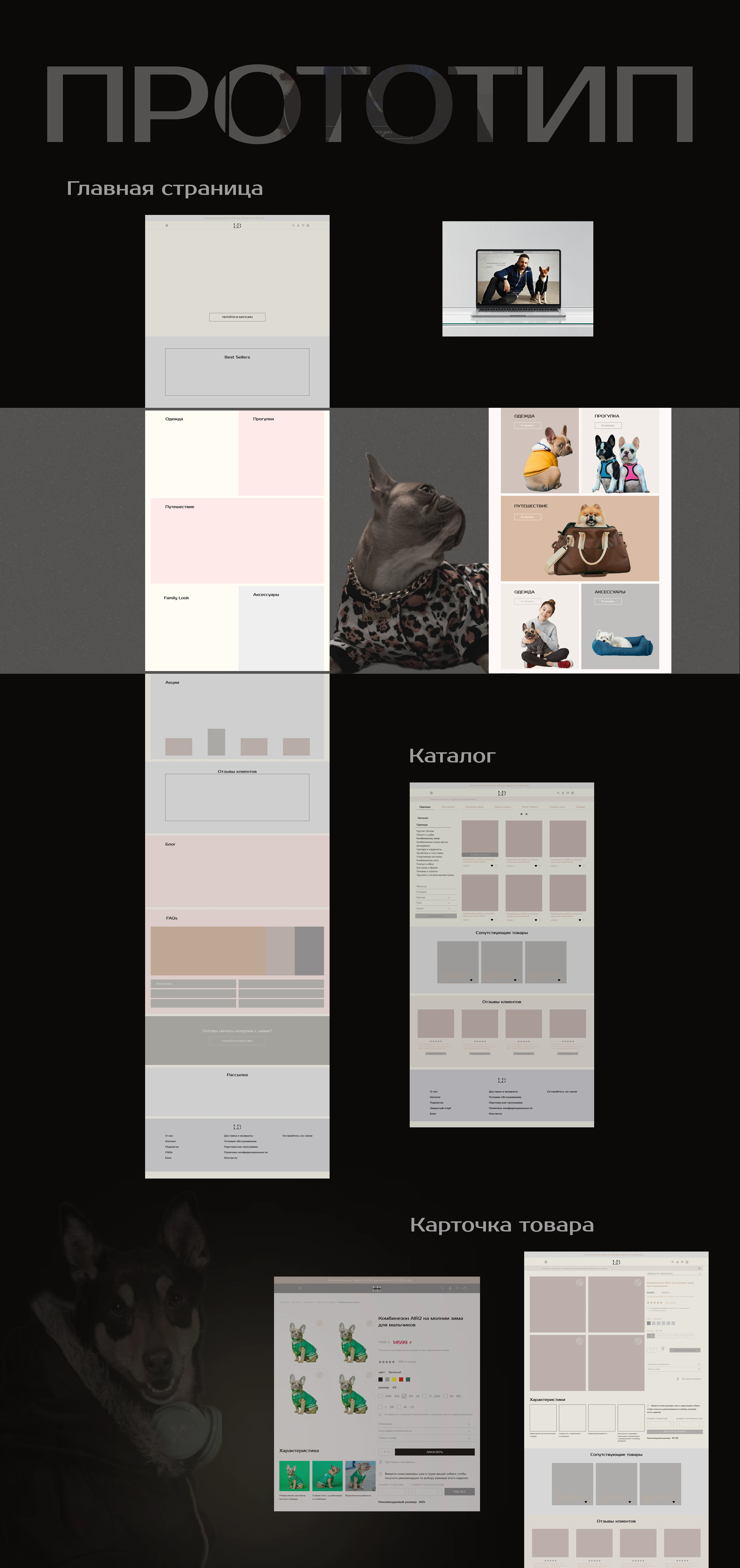 Интернет-магазин одежды для собак — Изображение №9 — Интерфейсы на Dprofile