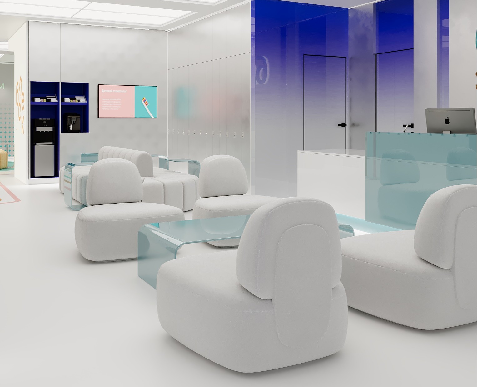 Стоматологическая клиника — Иллюстрация, 3D на Dprofile