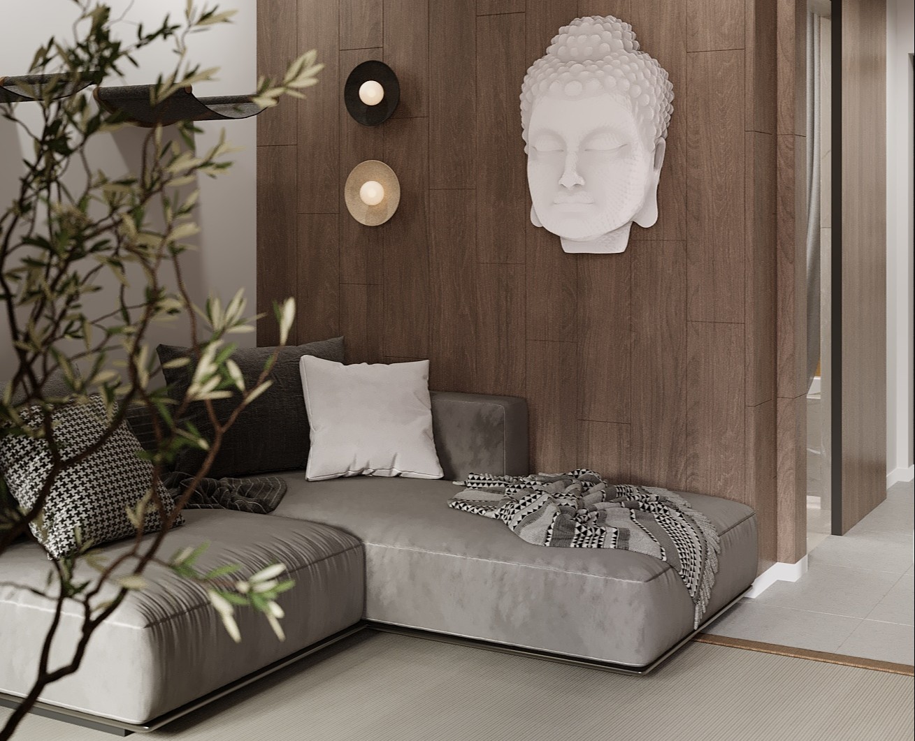 Дизайн проект интерьера ЖК Гранит — Иллюстрация, 3D на Dprofile