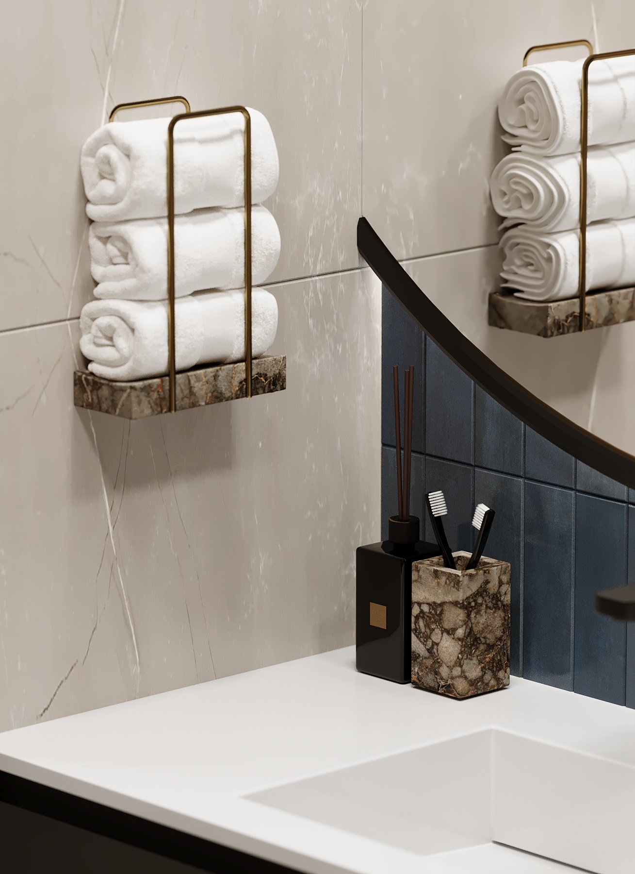 Дизайн проект интерьера ЖК Гранит — Изображение №24 — Иллюстрация, 3D на Dprofile