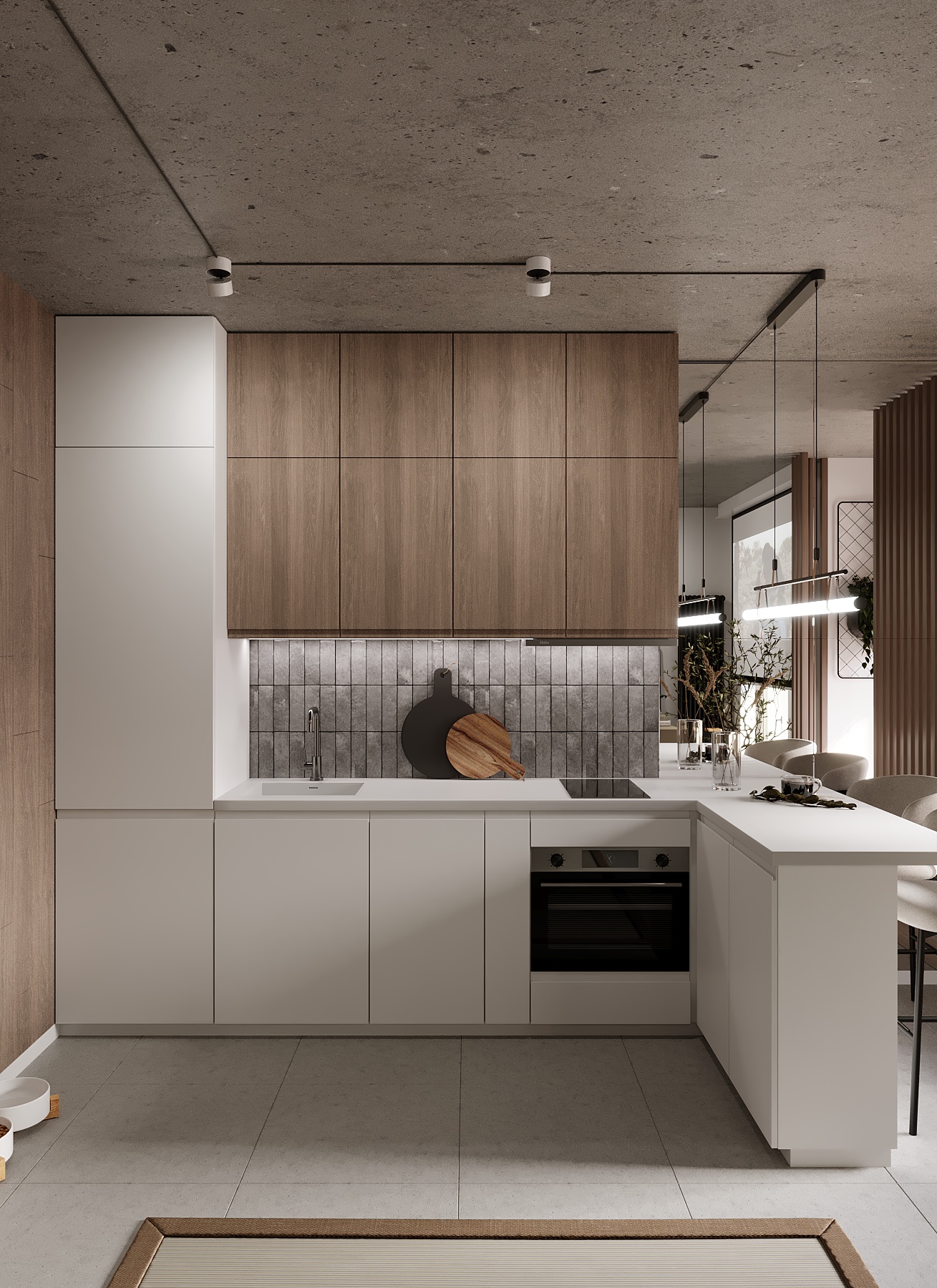 Дизайн проект интерьера ЖК Гранит — Изображение №4 — Иллюстрация, 3D на Dprofile