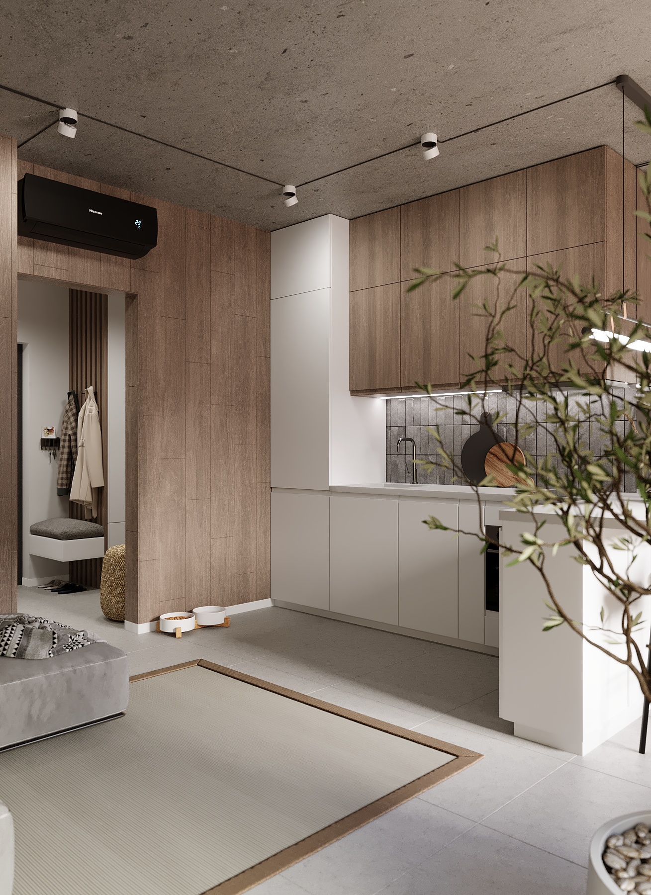 Дизайн проект интерьера ЖК Гранит — Изображение №11 — Иллюстрация, 3D на Dprofile