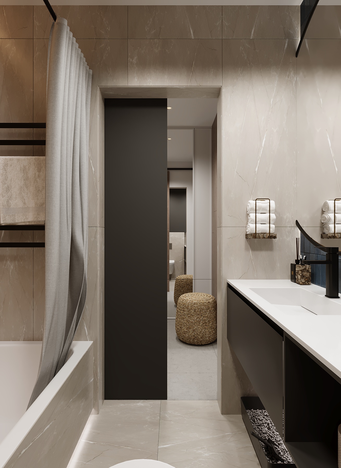 Дизайн проект интерьера ЖК Гранит — Изображение №22 — Иллюстрация, 3D на Dprofile