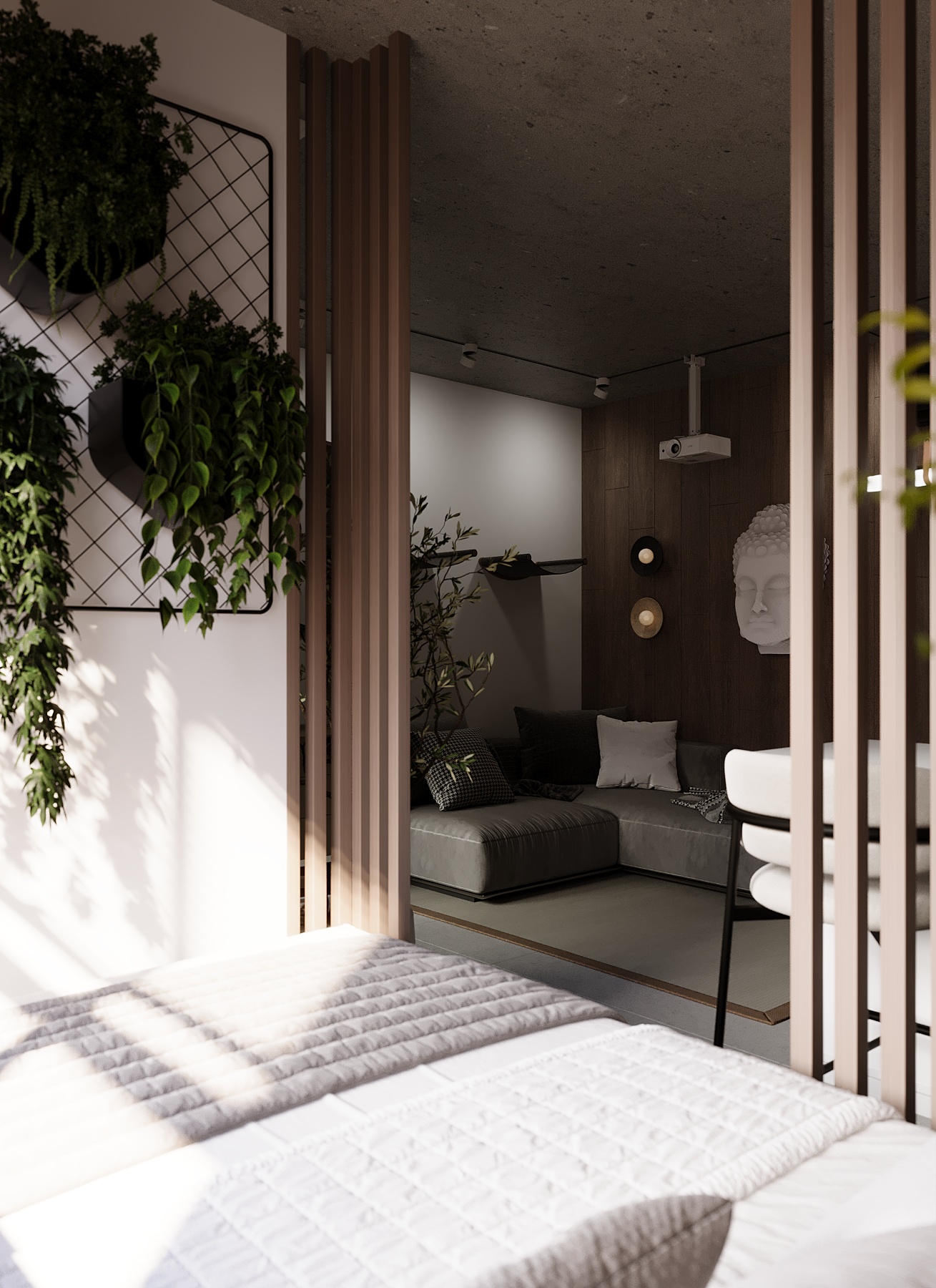 Дизайн проект интерьера ЖК Гранит — Изображение №10 — Иллюстрация, 3D на Dprofile