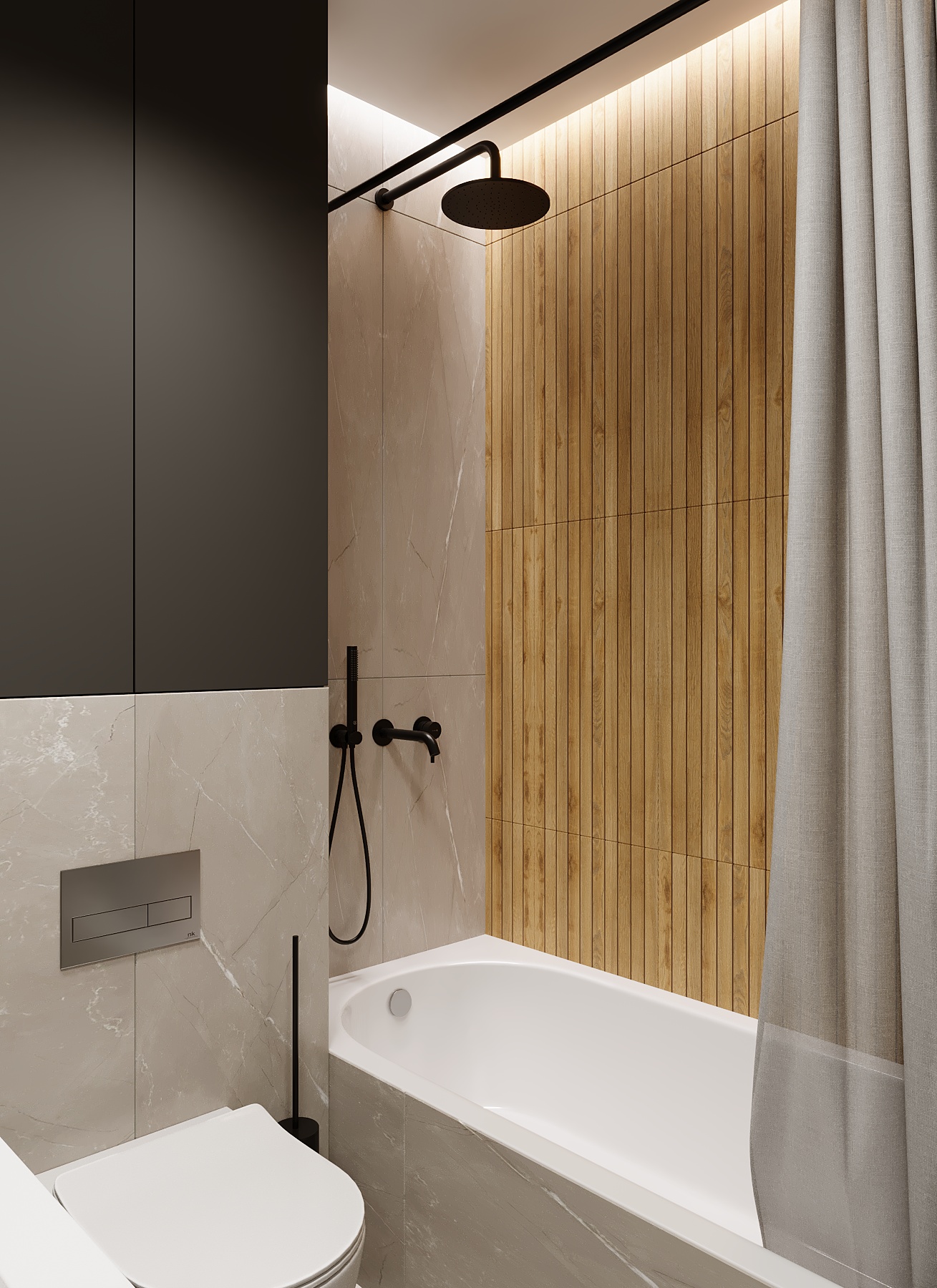 Дизайн проект интерьера ЖК Гранит — Изображение №25 — Иллюстрация, 3D на Dprofile