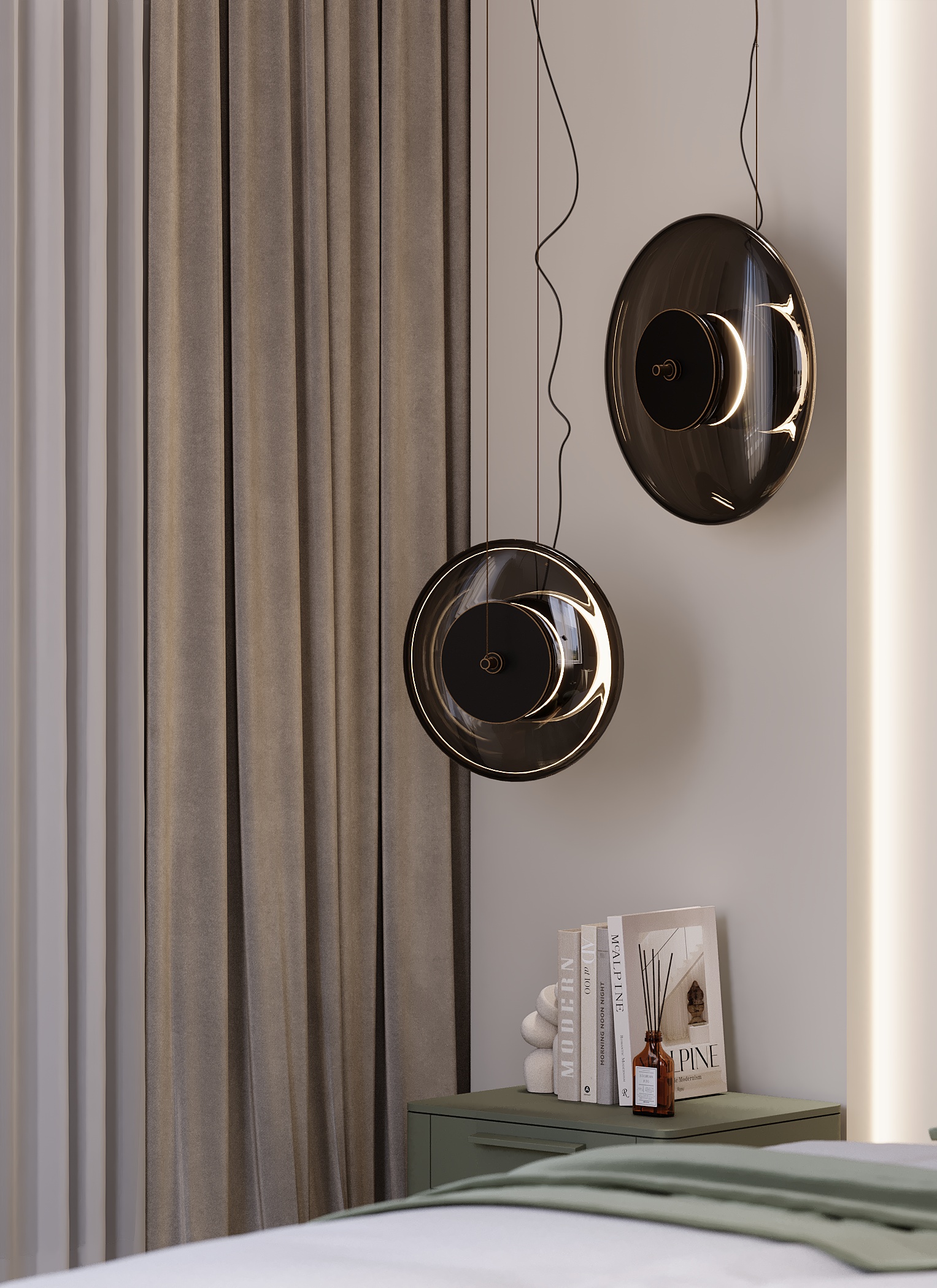 Интерьер кабинета и спальни — Изображение №14 — Иллюстрация, 3D на Dprofile