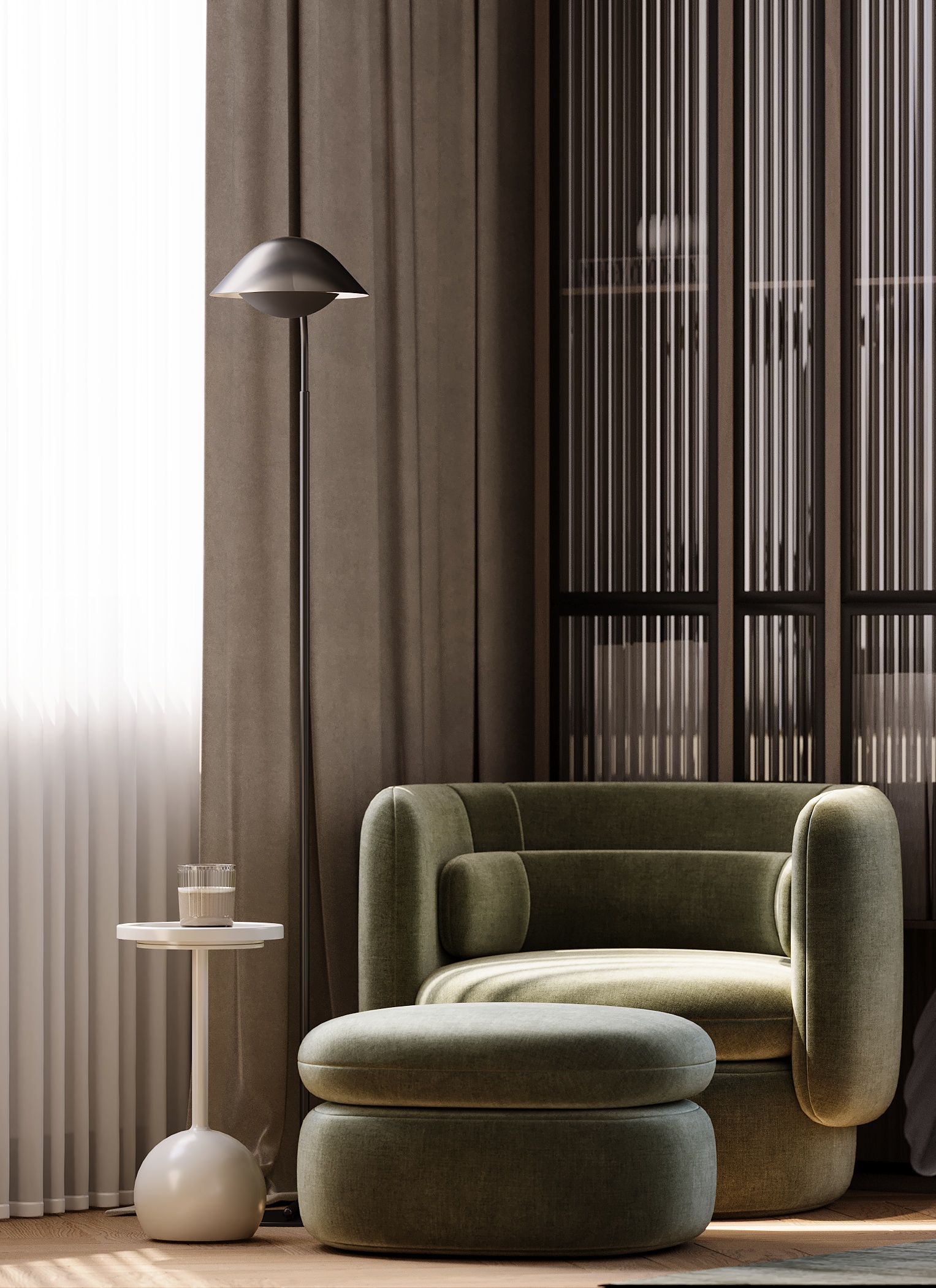 Интерьер кабинета и спальни — Изображение №13 — Иллюстрация, 3D на Dprofile