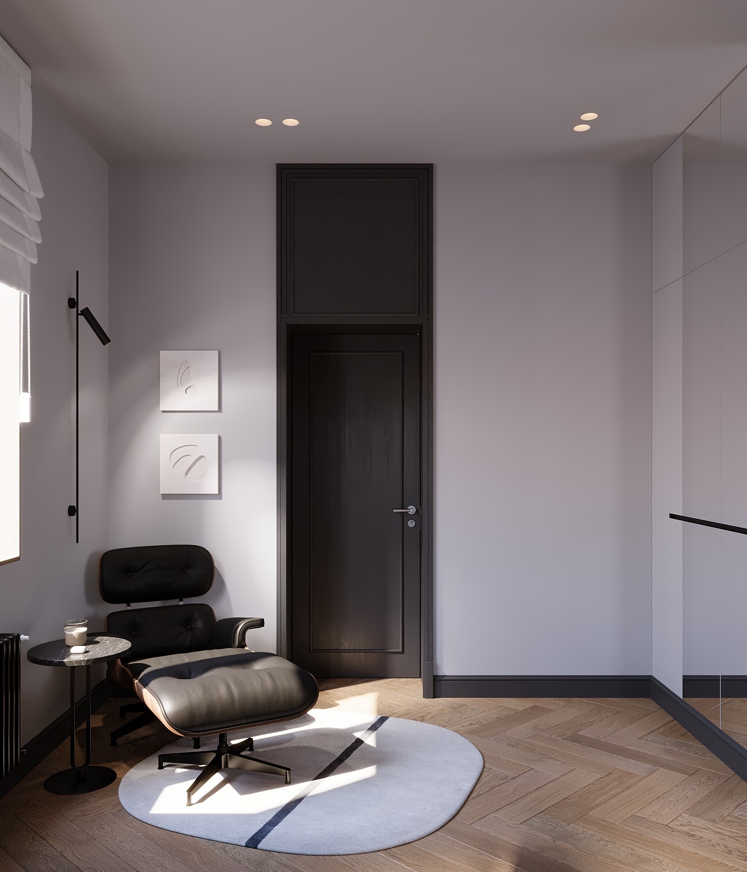 Интерьер кабинета и спальни — Изображение №6 — Иллюстрация, 3D на Dprofile