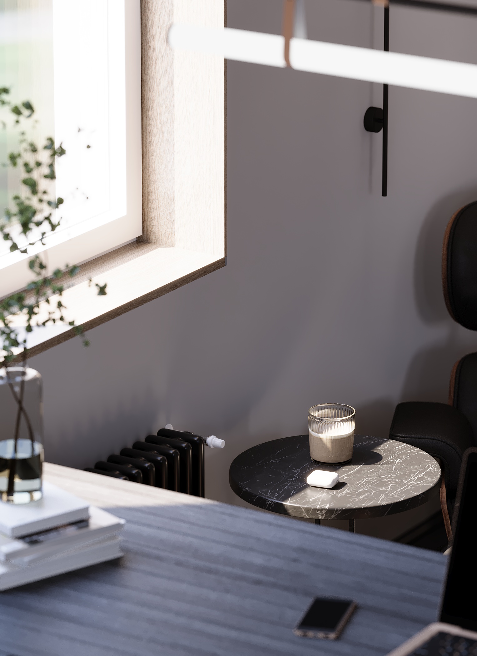 Интерьер кабинета и спальни — Изображение №8 — Иллюстрация, 3D на Dprofile