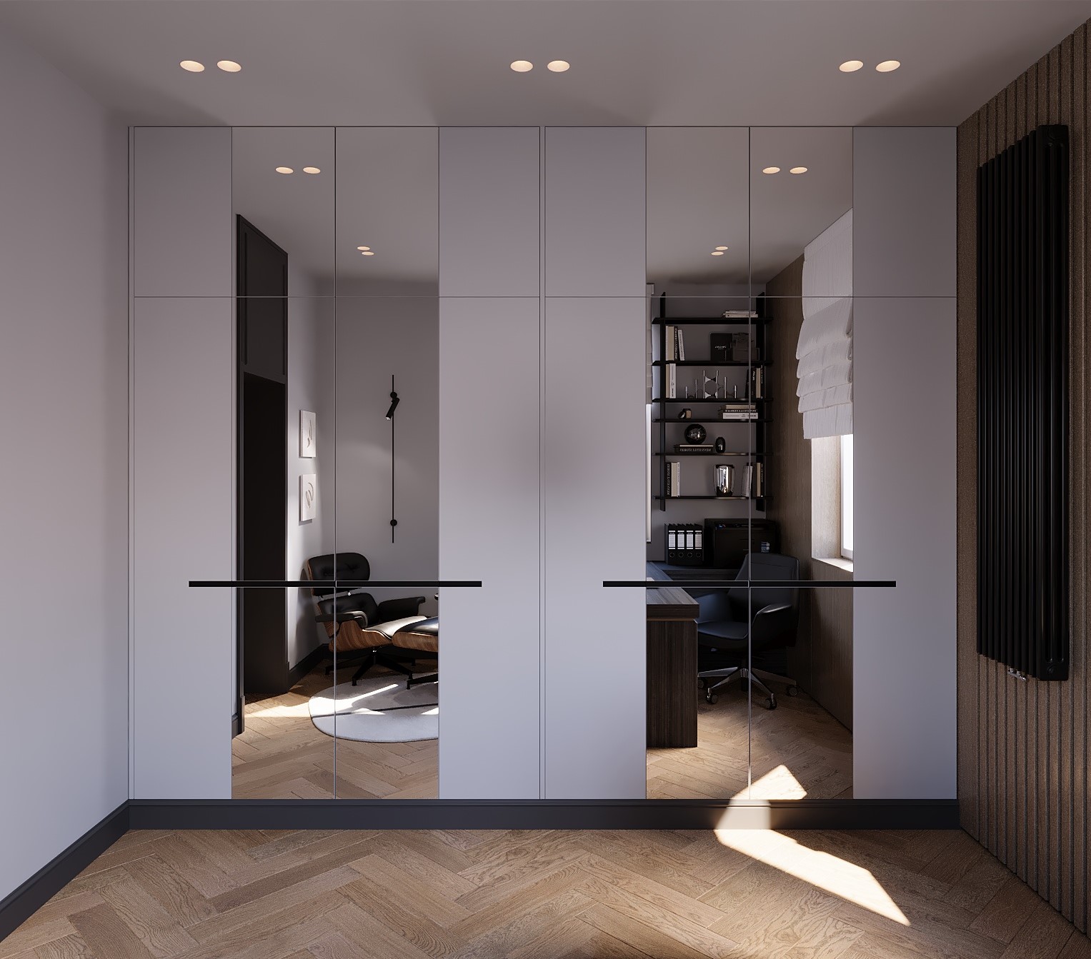 Интерьер кабинета и спальни — Изображение №4 — Иллюстрация, 3D на Dprofile