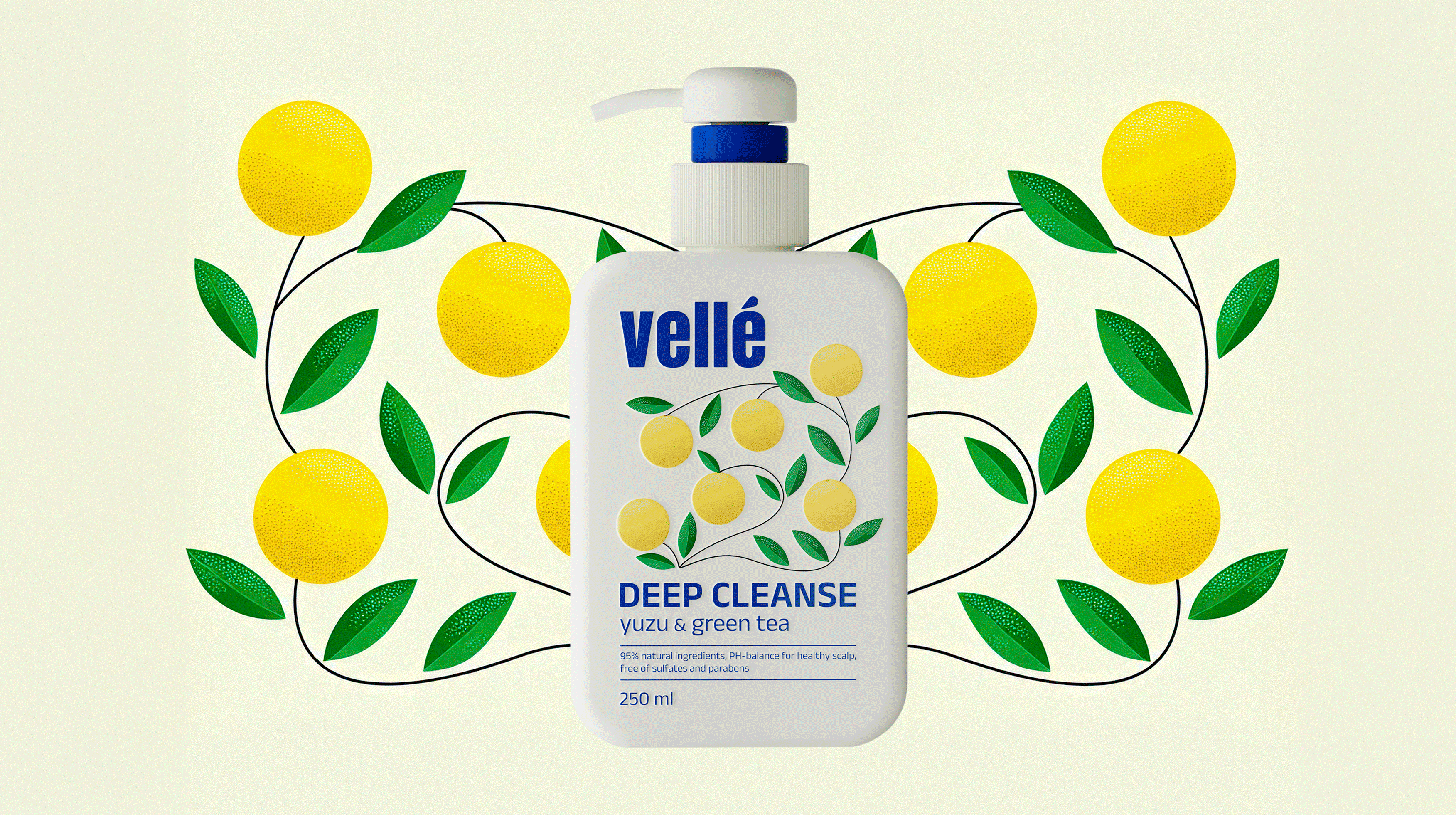 VELLÈ | Дизайн упаковки шампуня — Изображение №4 — Брендинг, Графика на Dprofile