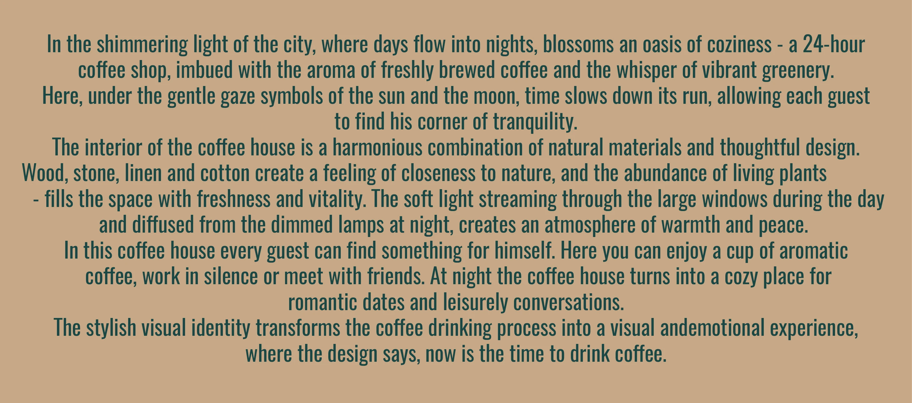 Sun and Moon Cafe — Изображение №2 — Брендинг на Dprofile