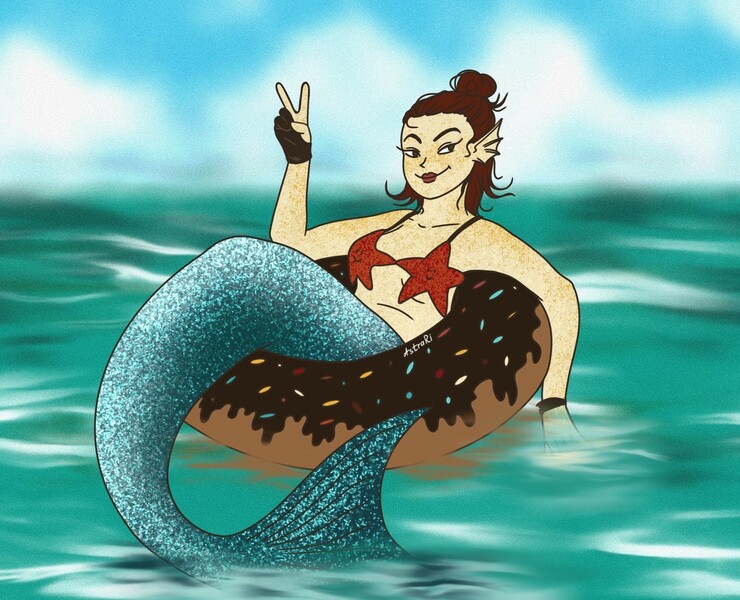 МерМай за 2022-2023 гг — Иллюстрация на Dprofile