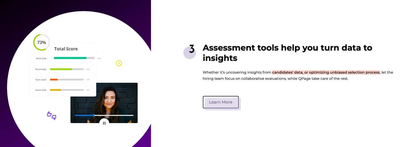 Lottie animation for QPage website — Изображение №5 — Интерфейсы, Анимация на Dprofile