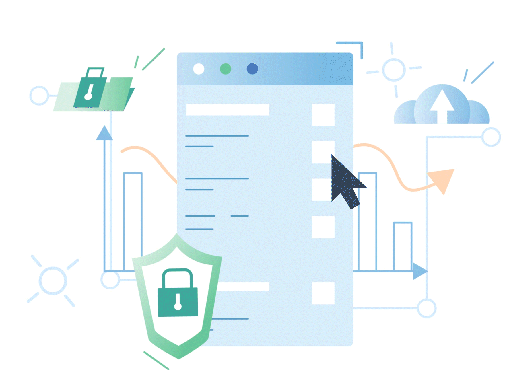 Lottie animation for CyCover — Изображение №4 — Интерфейсы, Анимация на Dprofile