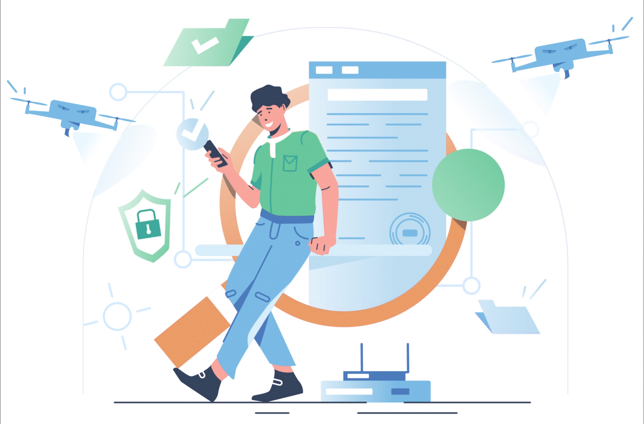 Lottie animation for CyCover — Изображение №10 — Интерфейсы, Анимация на Dprofile