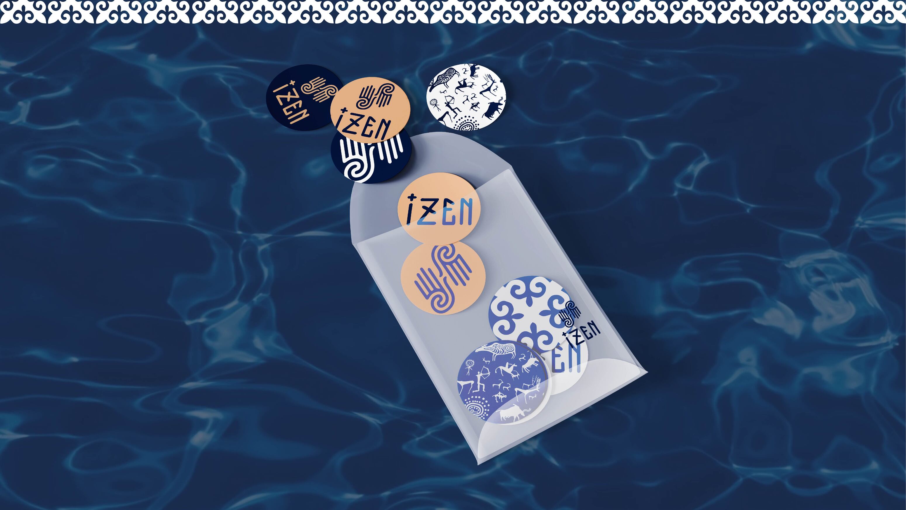 Разработка фирменного стиля "IZEN" — Изображение №6 — Брендинг на Dprofile