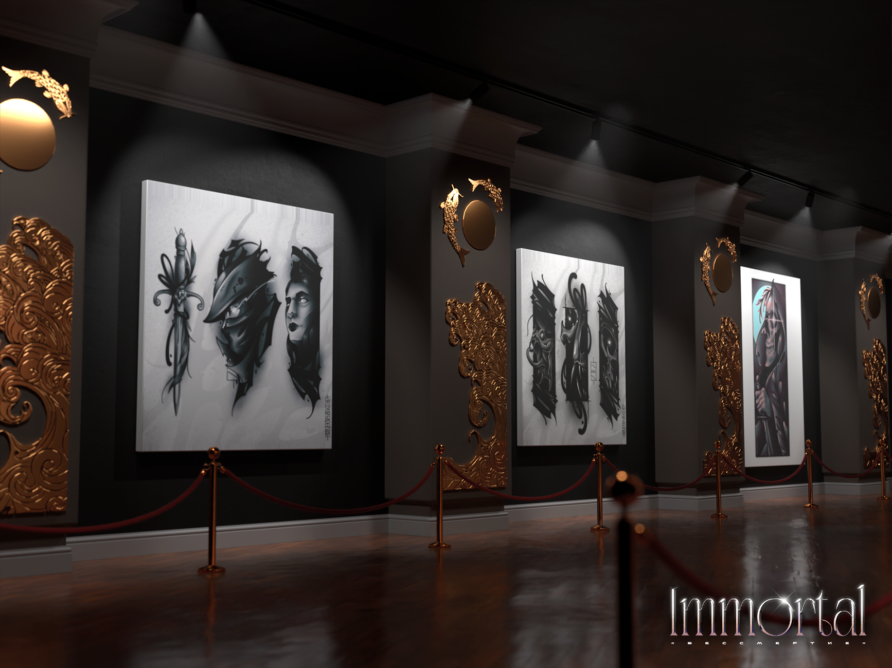 "Immortal" SILVER.DAMAGE x ZANOVO — Изображение №9 — Иллюстрация, 3D на Dprofile