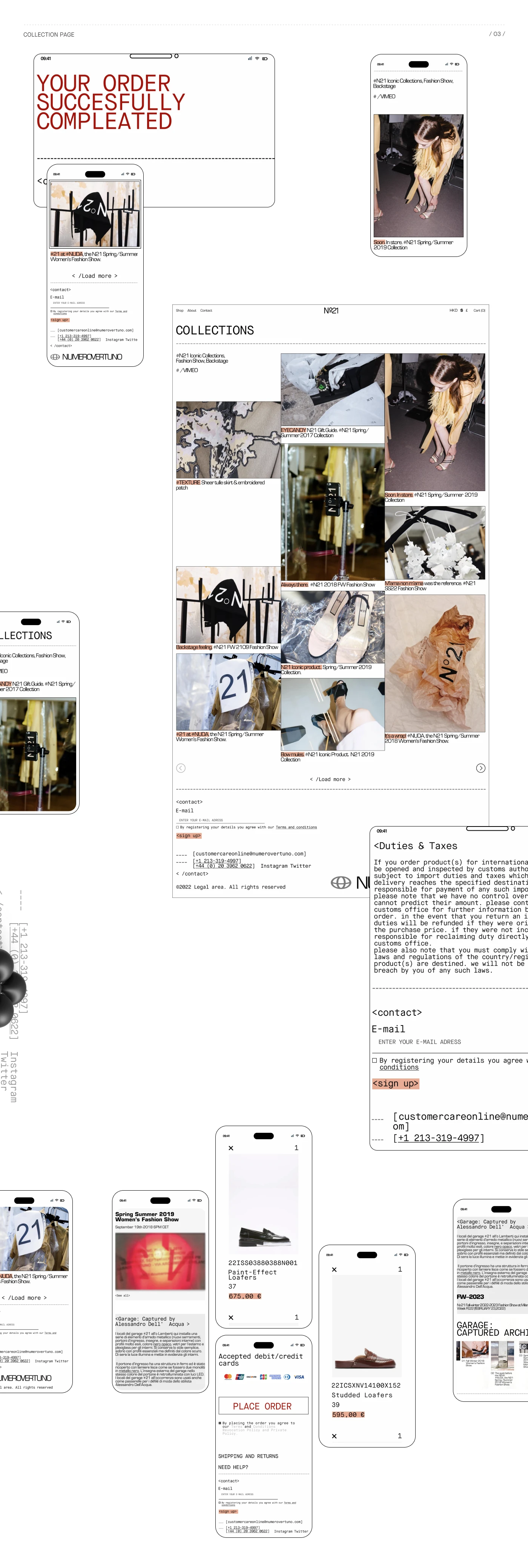 E-commerce/Numero21 — Изображение №8 — Интерфейсы на Dprofile