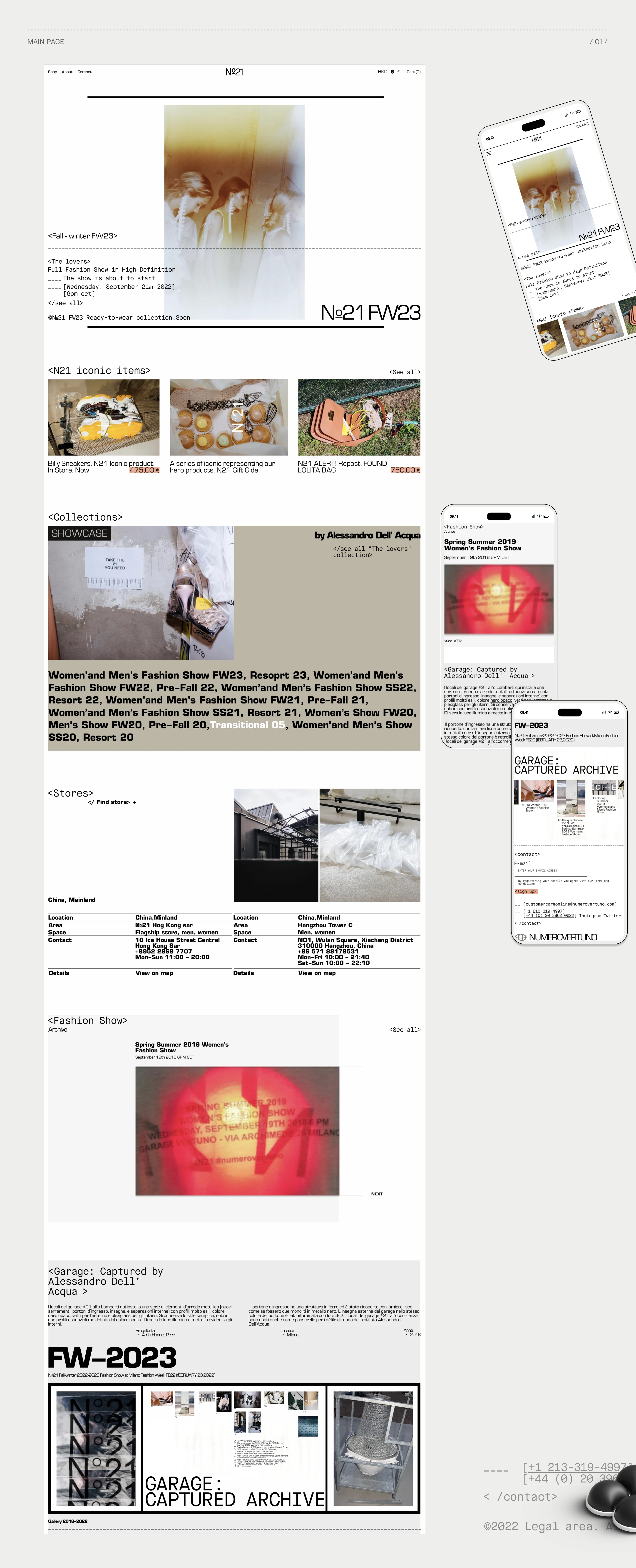 E-commerce/Numero21 — Изображение №3 — Интерфейсы на Dprofile