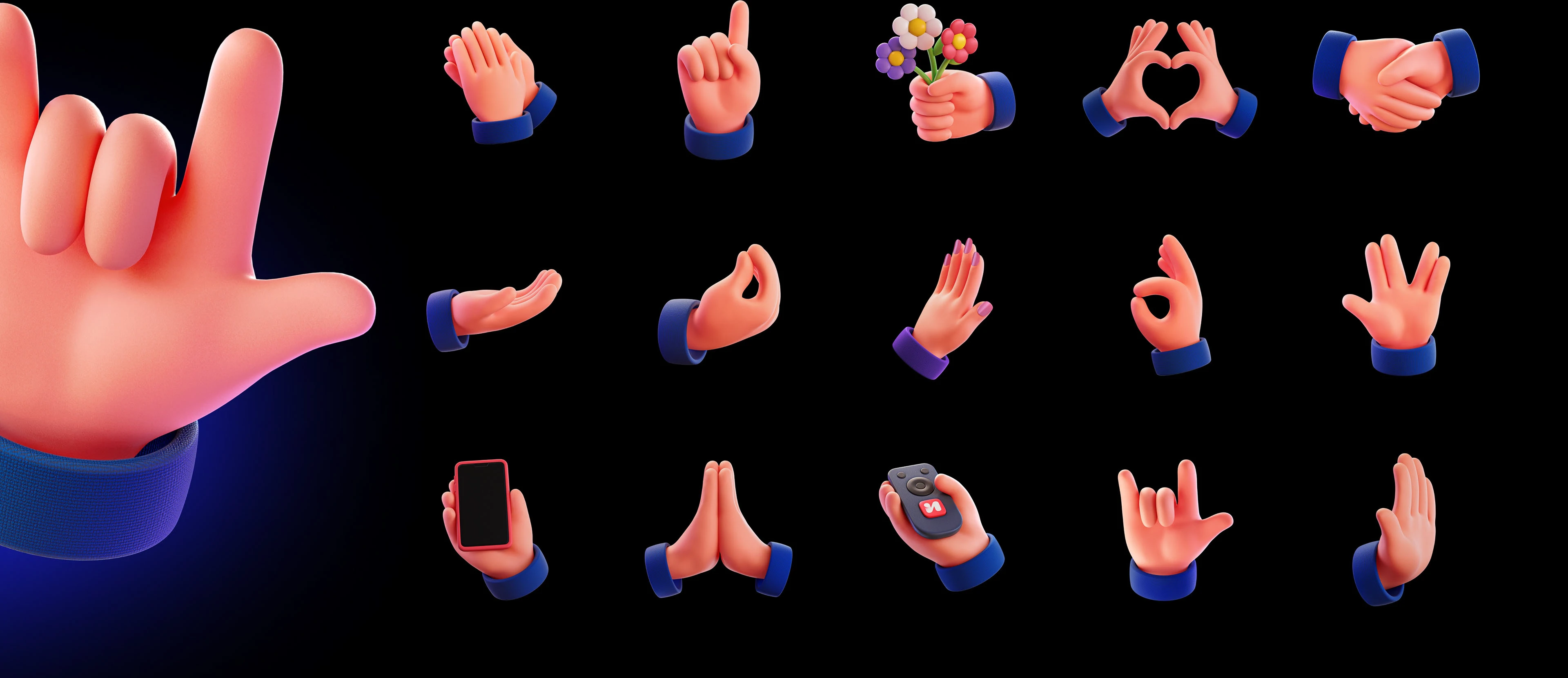 3D-иконки и визуальный стиль для онлайн-кинотеатра IVI — Изображение №13 — Иллюстрация, 3D на Dprofile