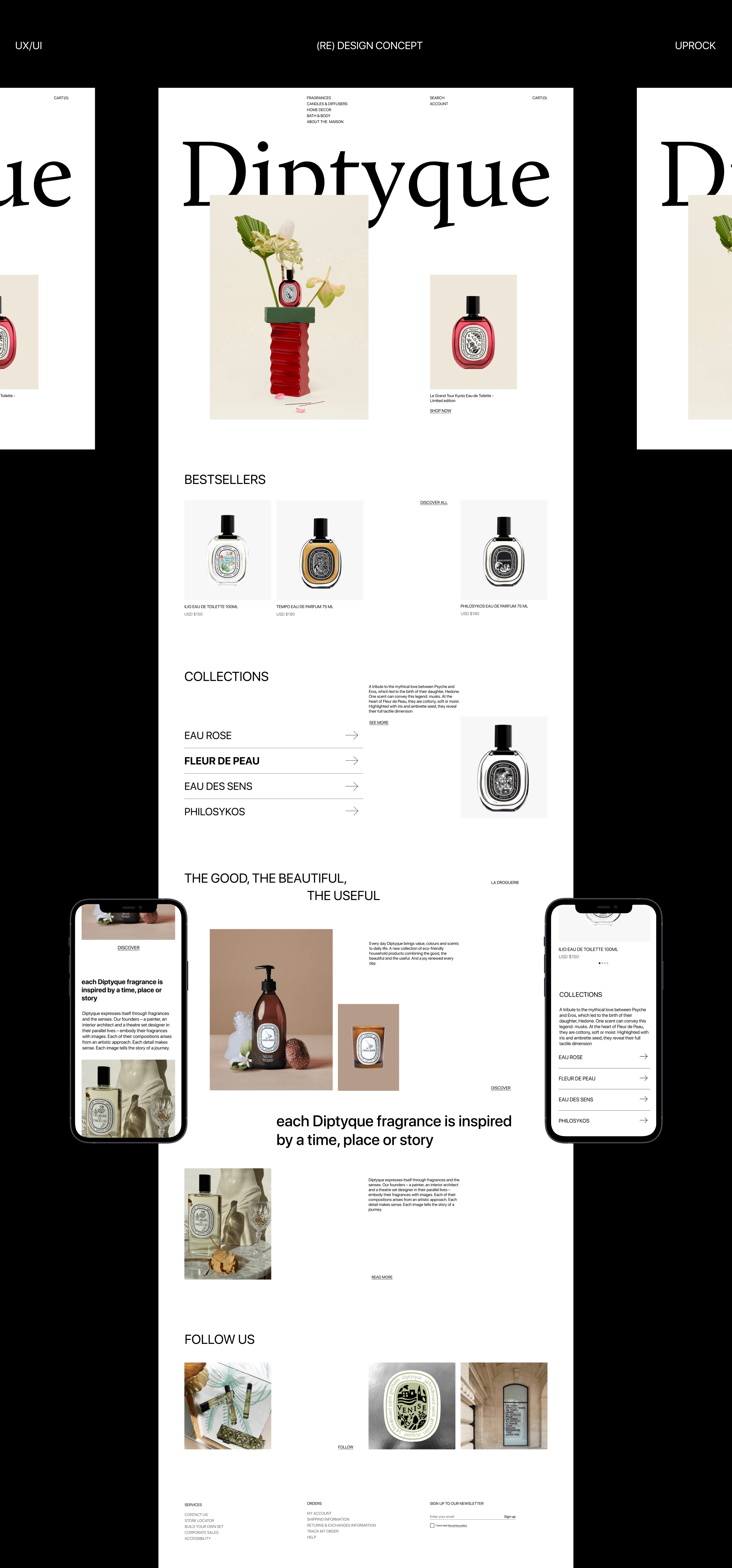 DIPTYQUE — redesign concept — Изображение №2 — Интерфейсы на Dprofile
