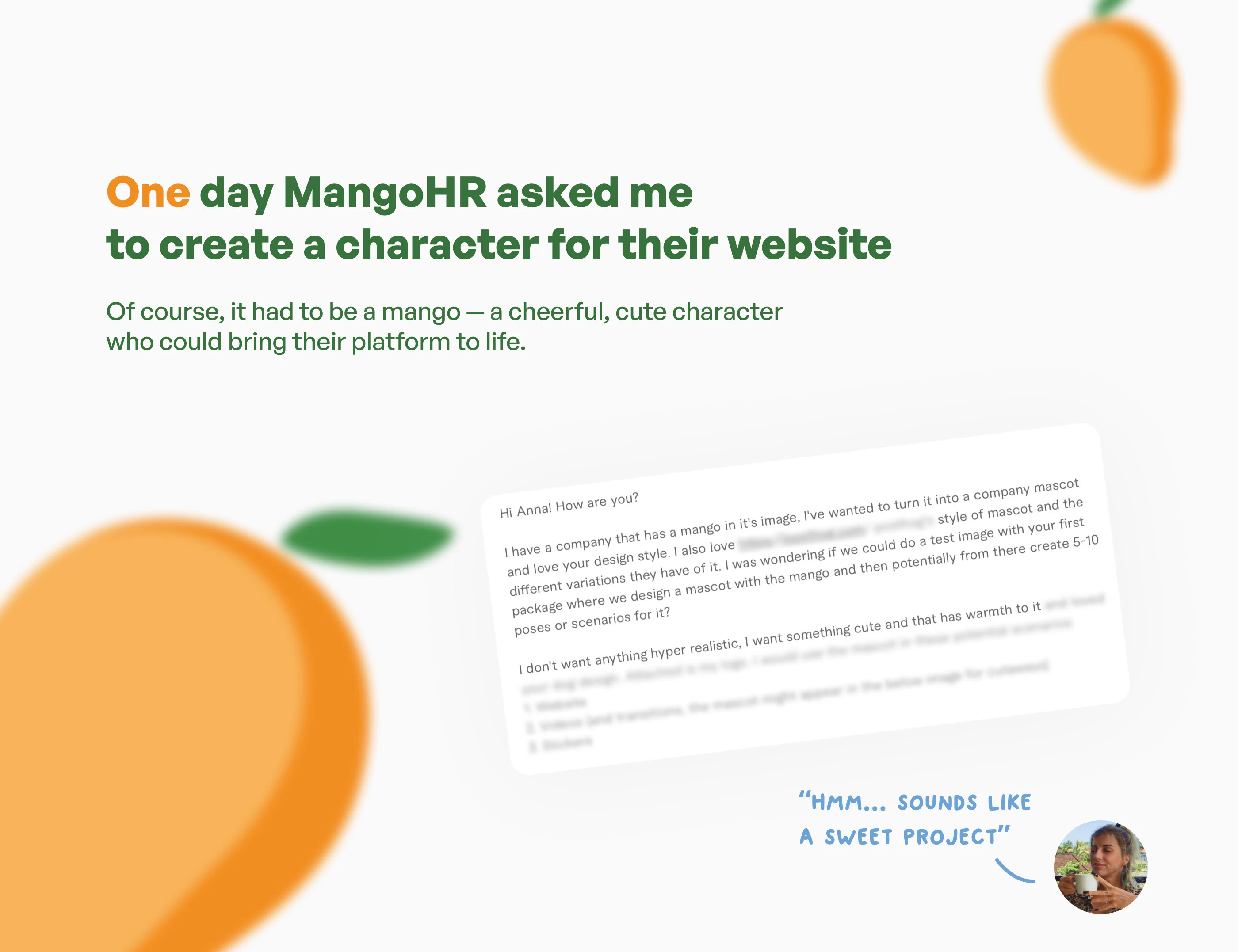 Mangohr – Мascot Design & UI illustrations — Изображение №1 — Брендинг, Иллюстрация на Dprofile