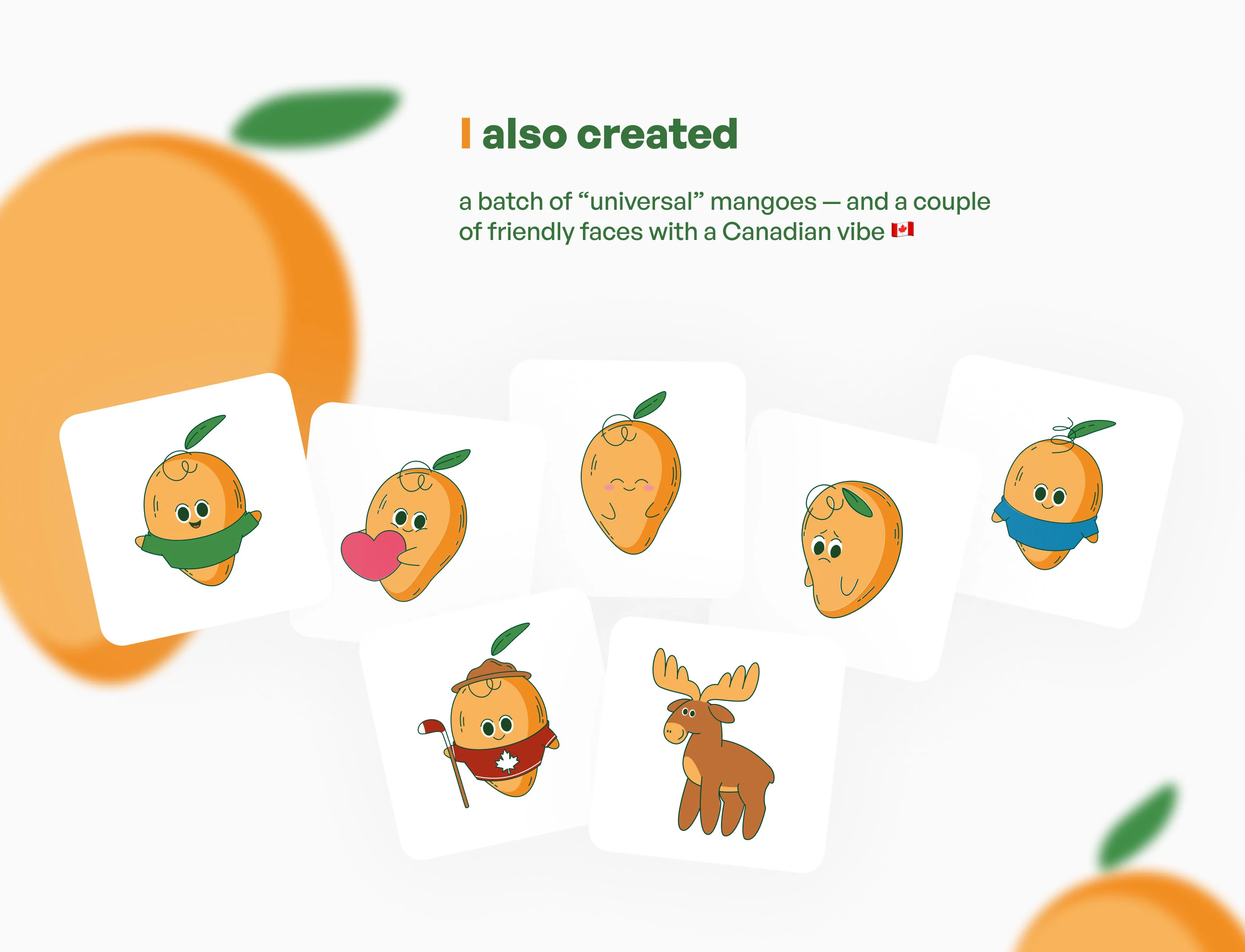 Mangohr – Мascot Design & UI illustrations — Изображение №9 — Брендинг, Иллюстрация на Dprofile