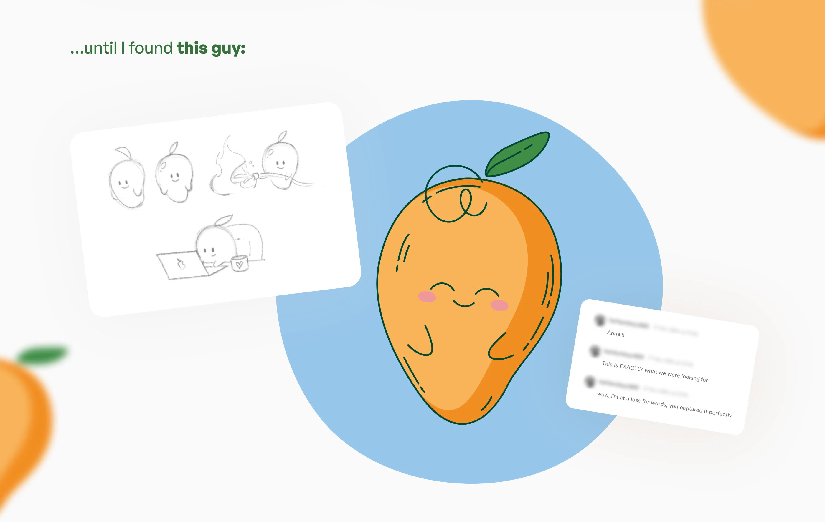 Mangohr – Мascot Design & UI illustrations — Изображение №3 — Брендинг, Иллюстрация на Dprofile