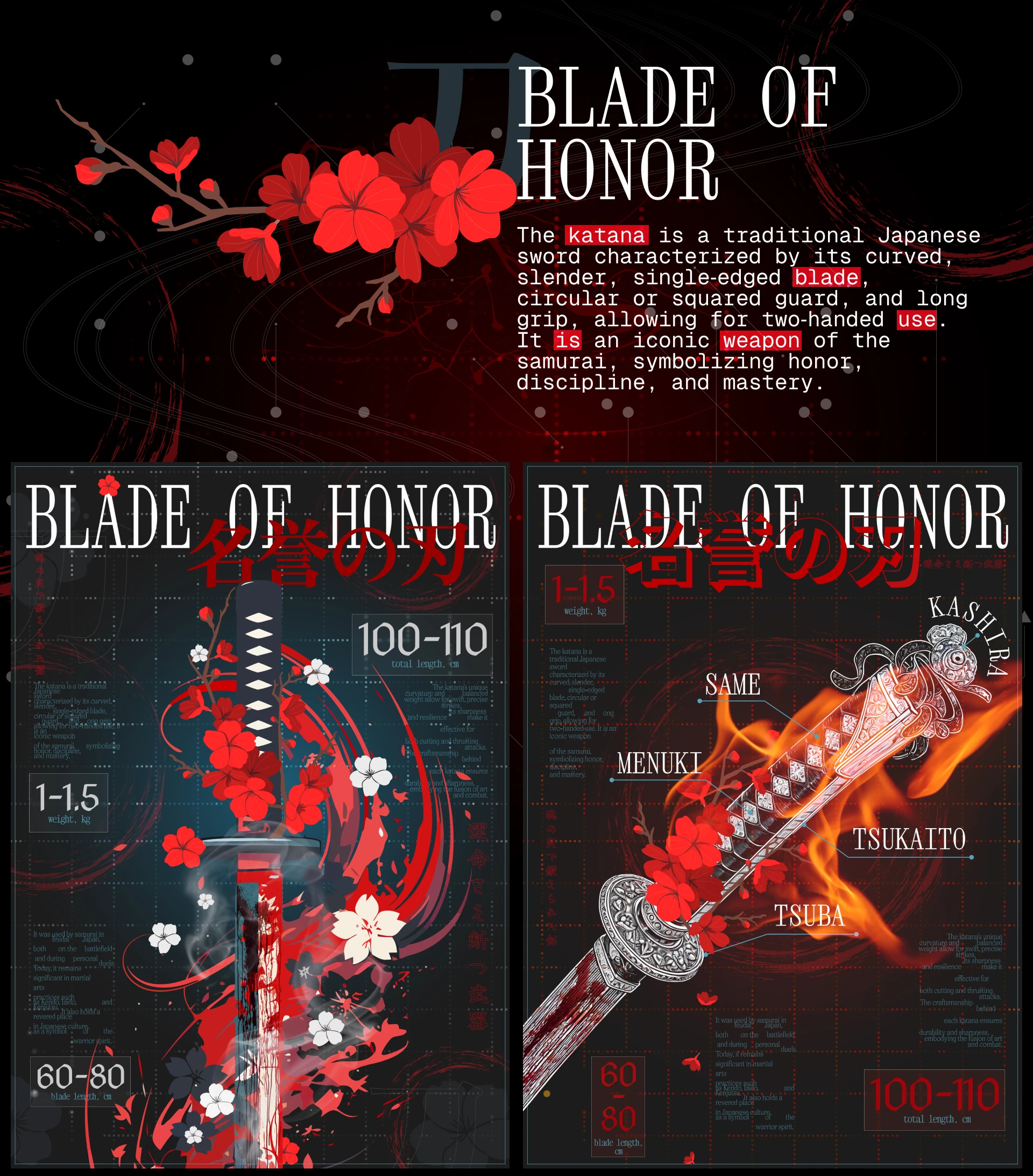 Japanese posters | Onna-bugeisha — Изображение №4 — Интерфейсы, Графика на Dprofile