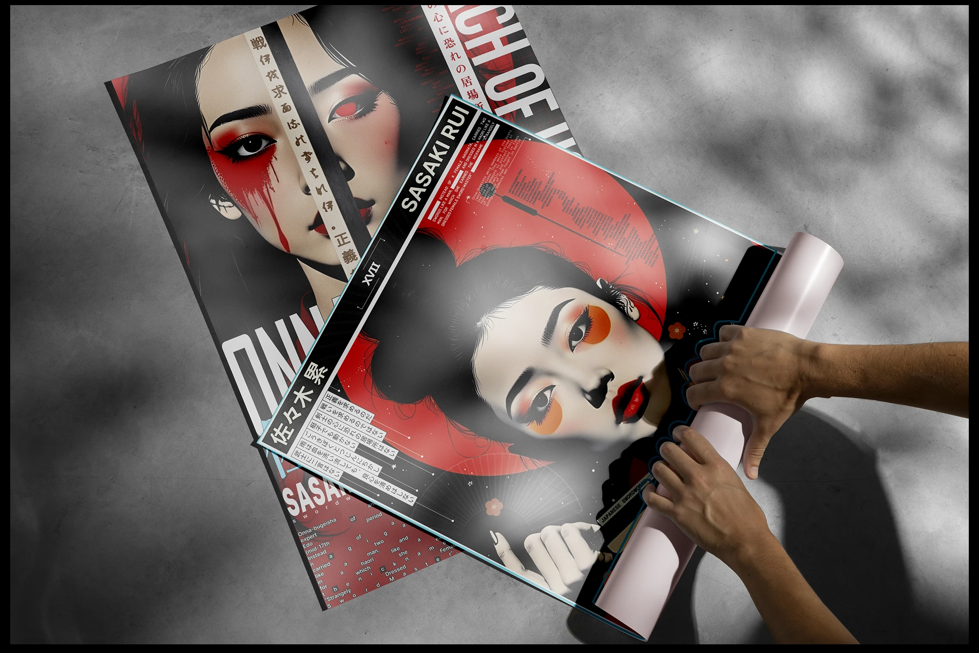 Japanese posters | Onna-bugeisha — Изображение №8 — Интерфейсы, Графика на Dprofile
