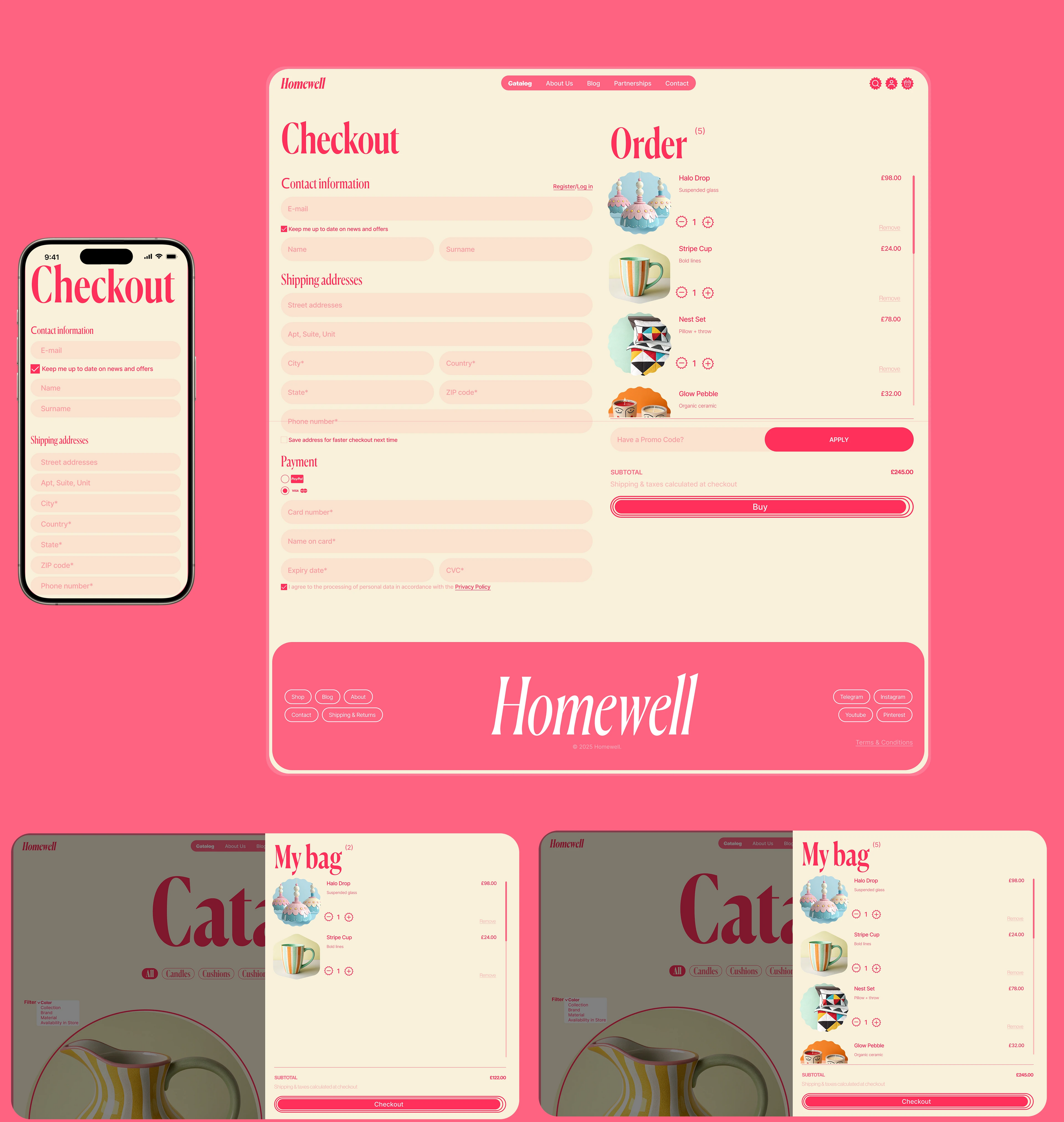 Homewell | Online store — Изображение №12 — Интерфейсы на Dprofile