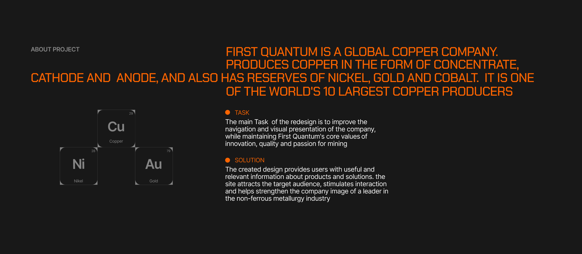 First Quantum | UX/UI design — Изображение №2 — Интерфейсы, Анимация на Dprofile