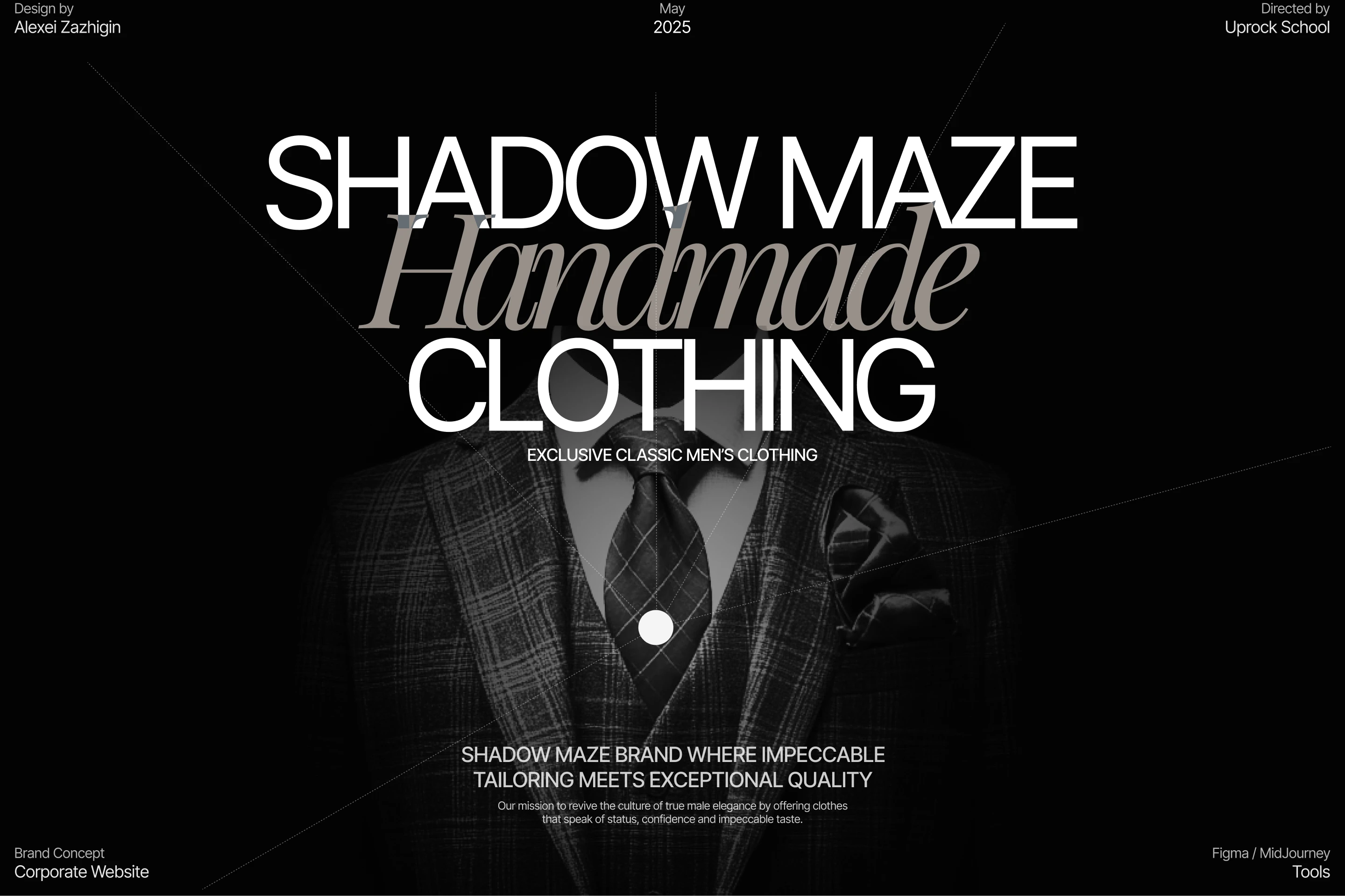 SHADOW MAZE | Corporate Website — Изображение №1 — Интерфейсы, Брендинг на Dprofile