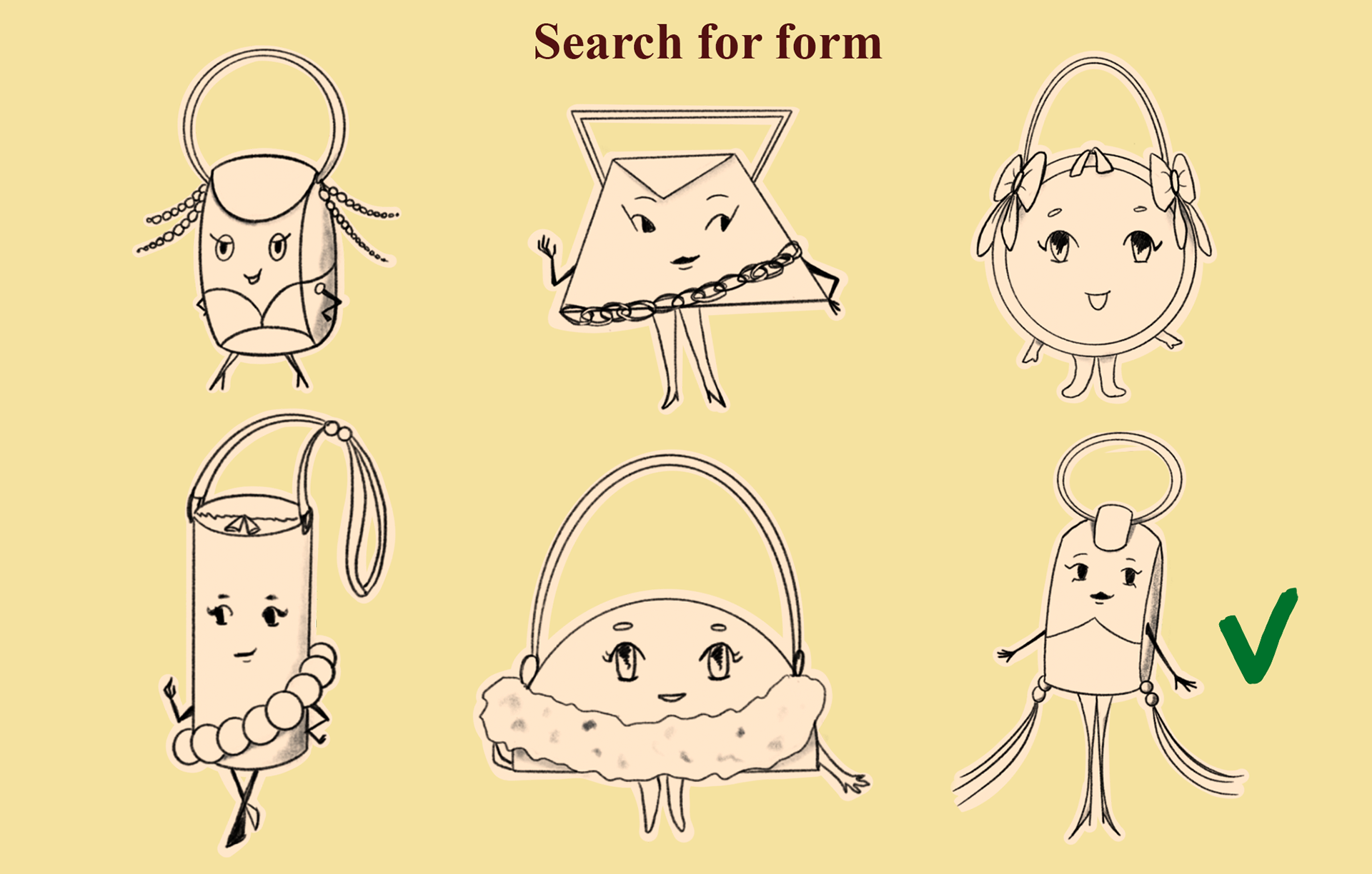 Character design-bag Borsa — Изображение №2 — Иллюстрация на Dprofile