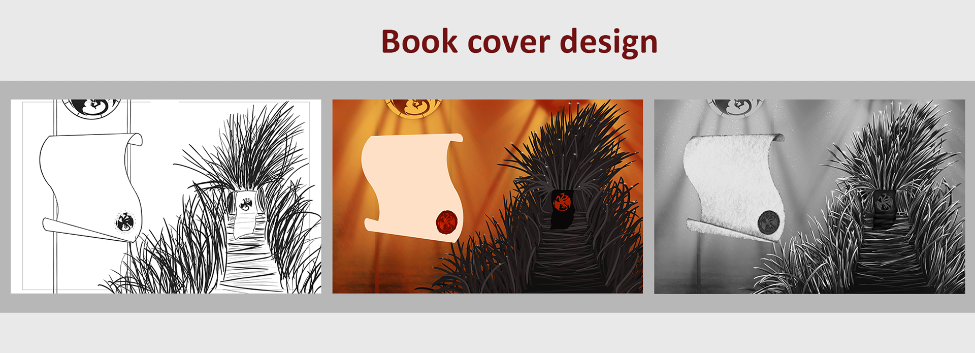 Book illustration- Fire and blood — Изображение №4 — Иллюстрация на Dprofile