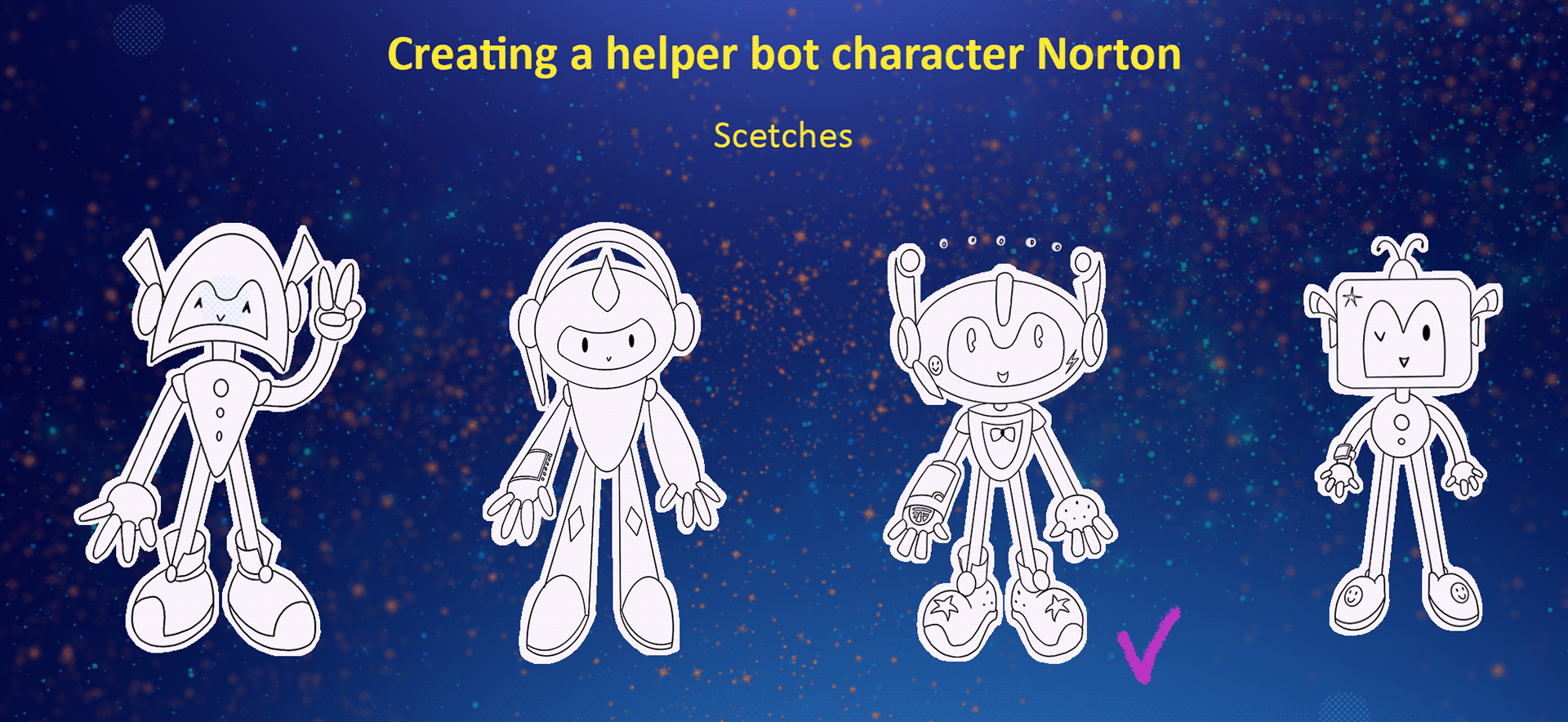 Character design- bot assistant Norton — Изображение №2 — Иллюстрация на Dprofile