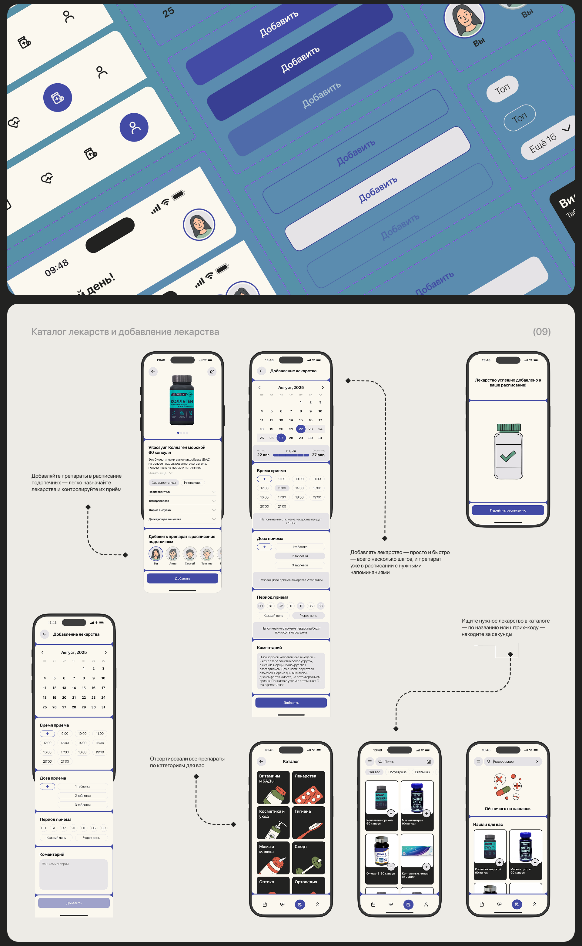 Mendi medication tracker — Изображение №6 — Интерфейсы на Dprofile