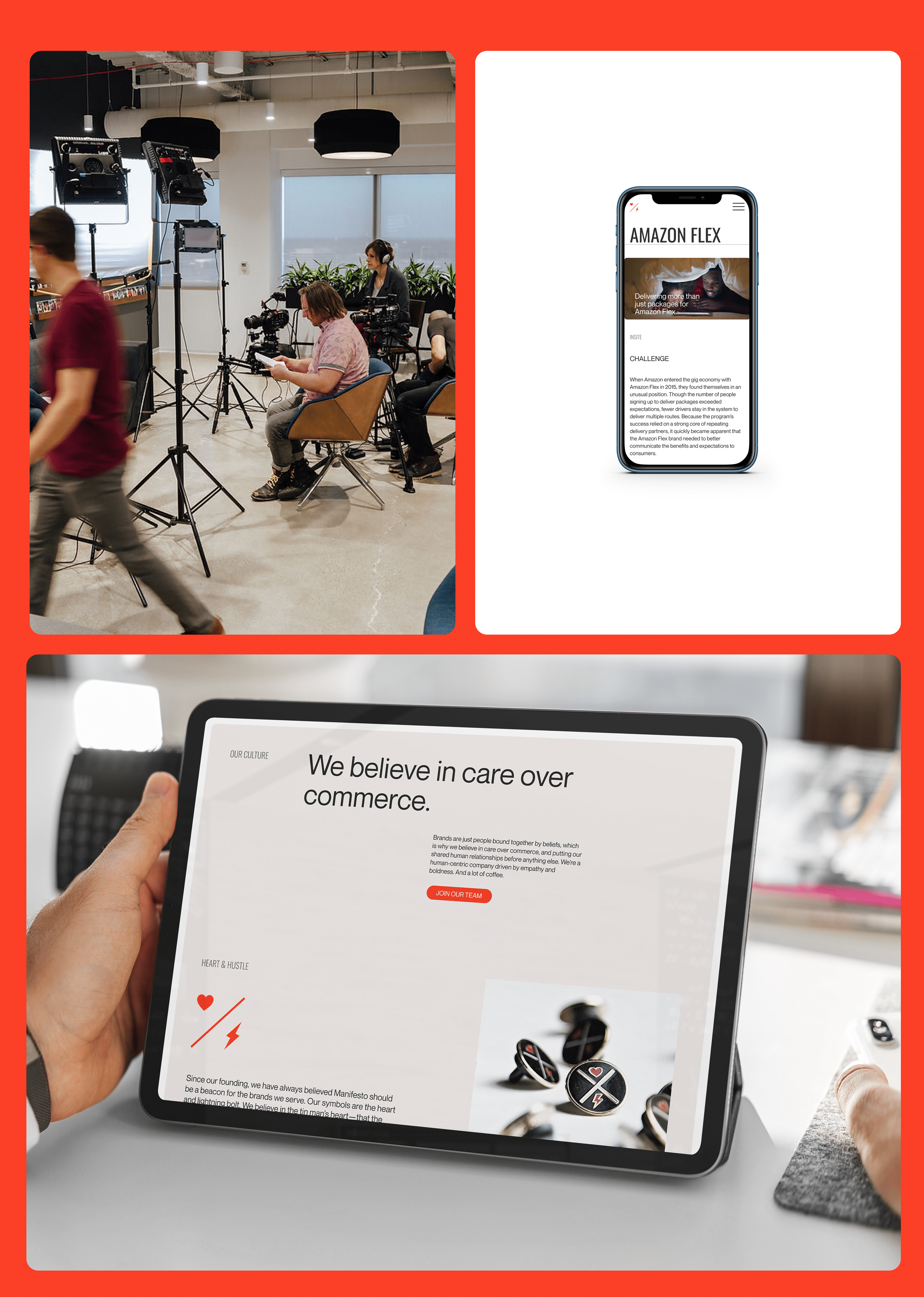 MANIFESTO Branding agency — Изображение №11 — Интерфейсы, Анимация на Dprofile