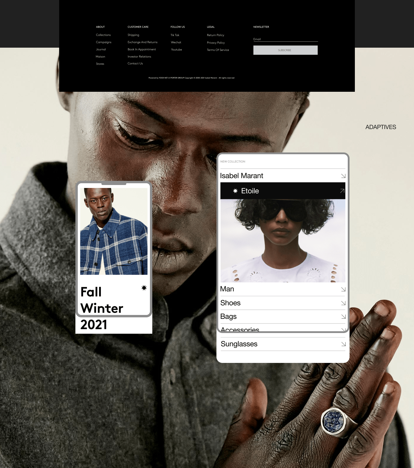 ISABEL MARANT — Redesign UI/UX Concept — Изображение №5 — Интерфейсы, Анимация на Dprofile