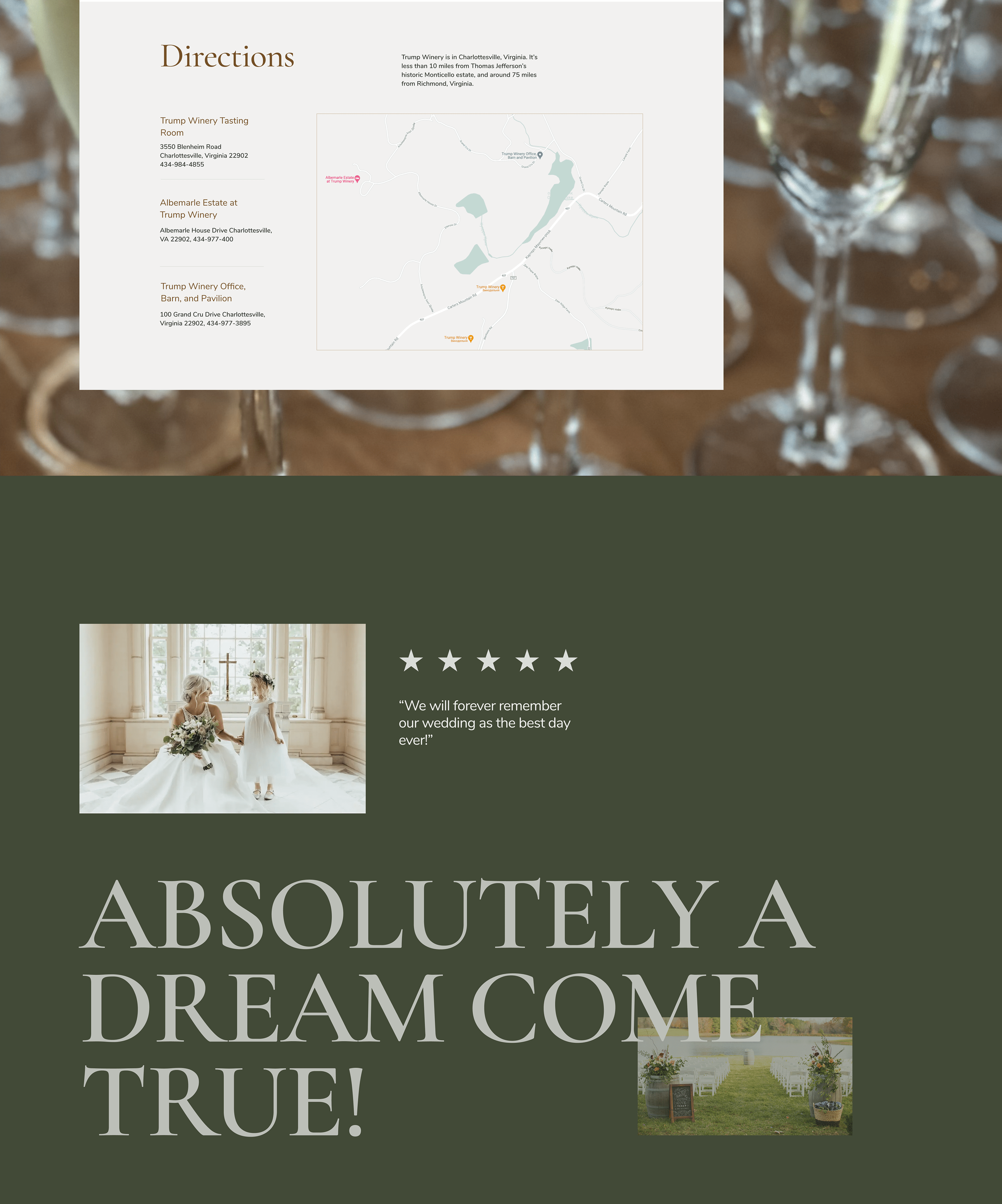 TRUMP WINERY Corporate website redesign — Изображение №13 — Интерфейсы, Анимация на Dprofile