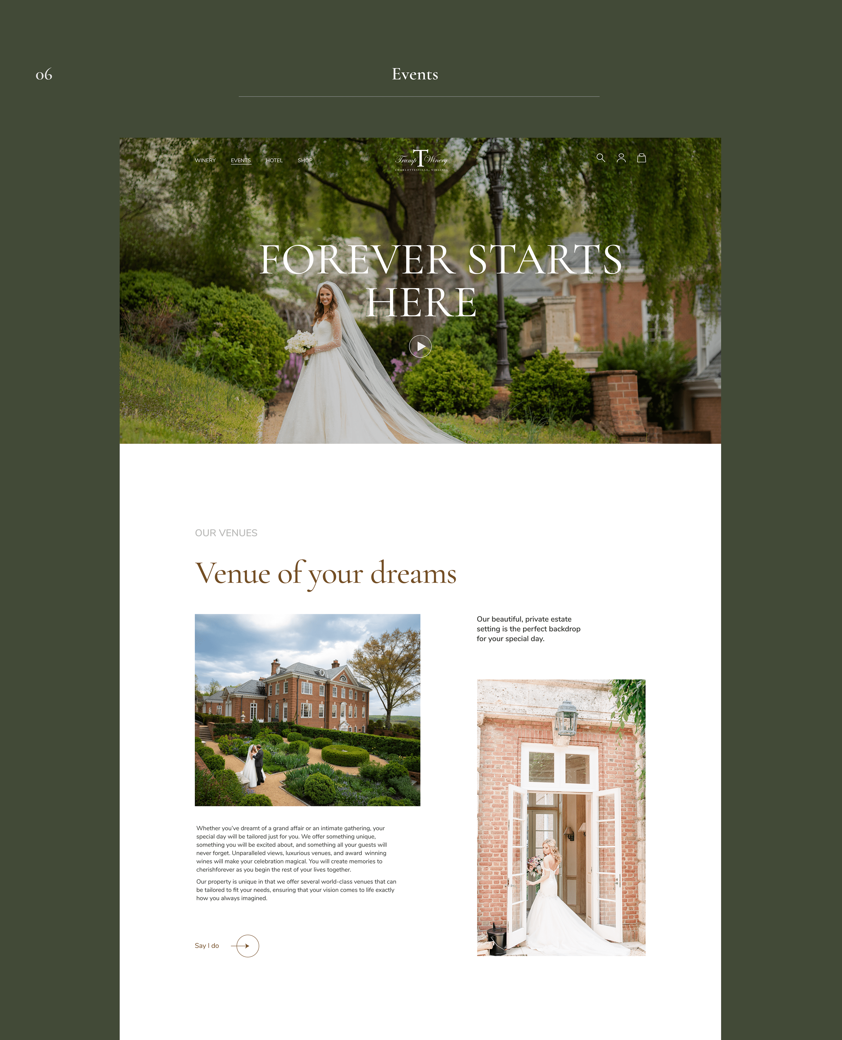 TRUMP WINERY Corporate website redesign — Изображение №14 — Интерфейсы, Анимация на Dprofile