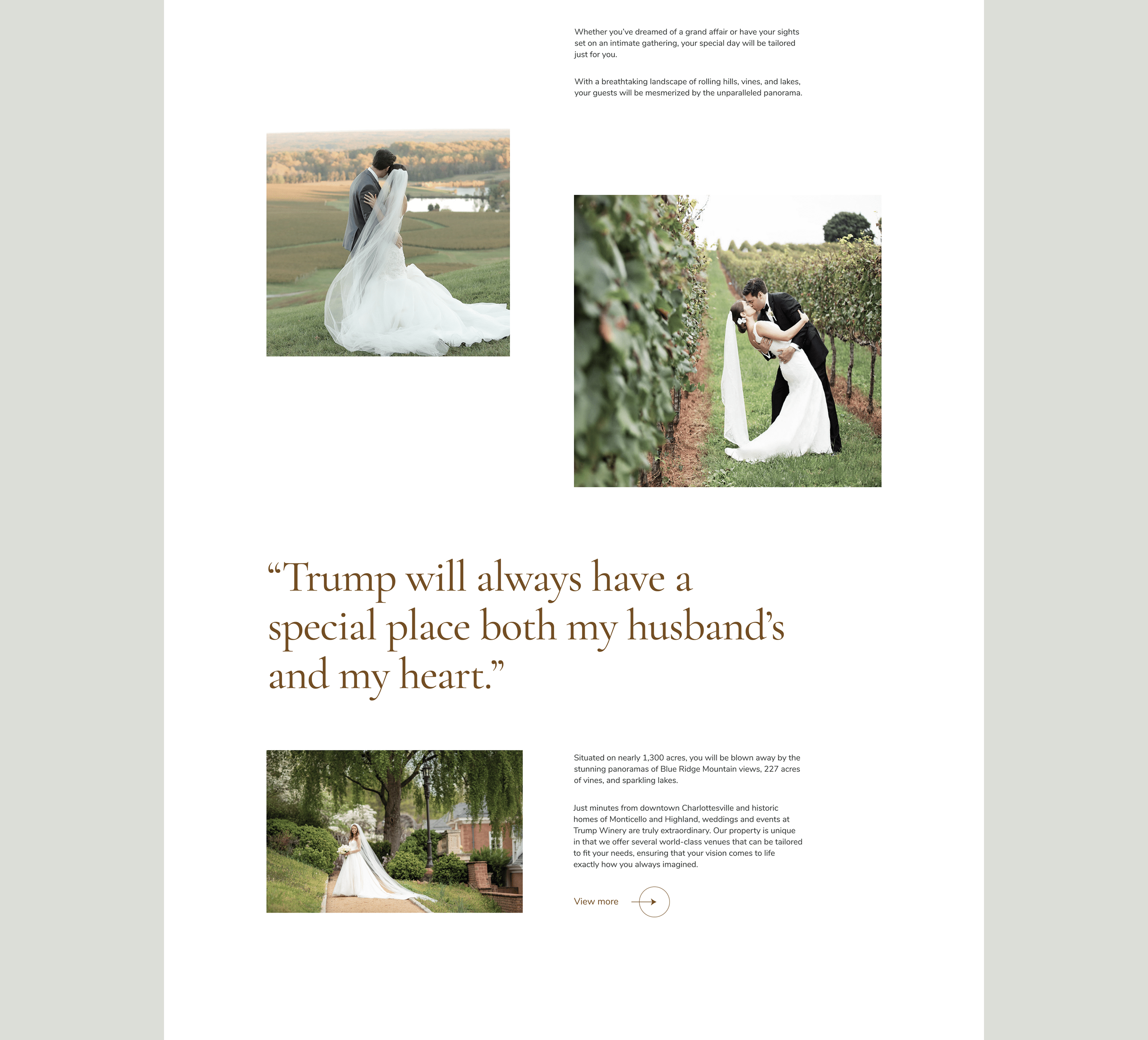 TRUMP WINERY Corporate website redesign — Изображение №4 — Интерфейсы, Анимация на Dprofile