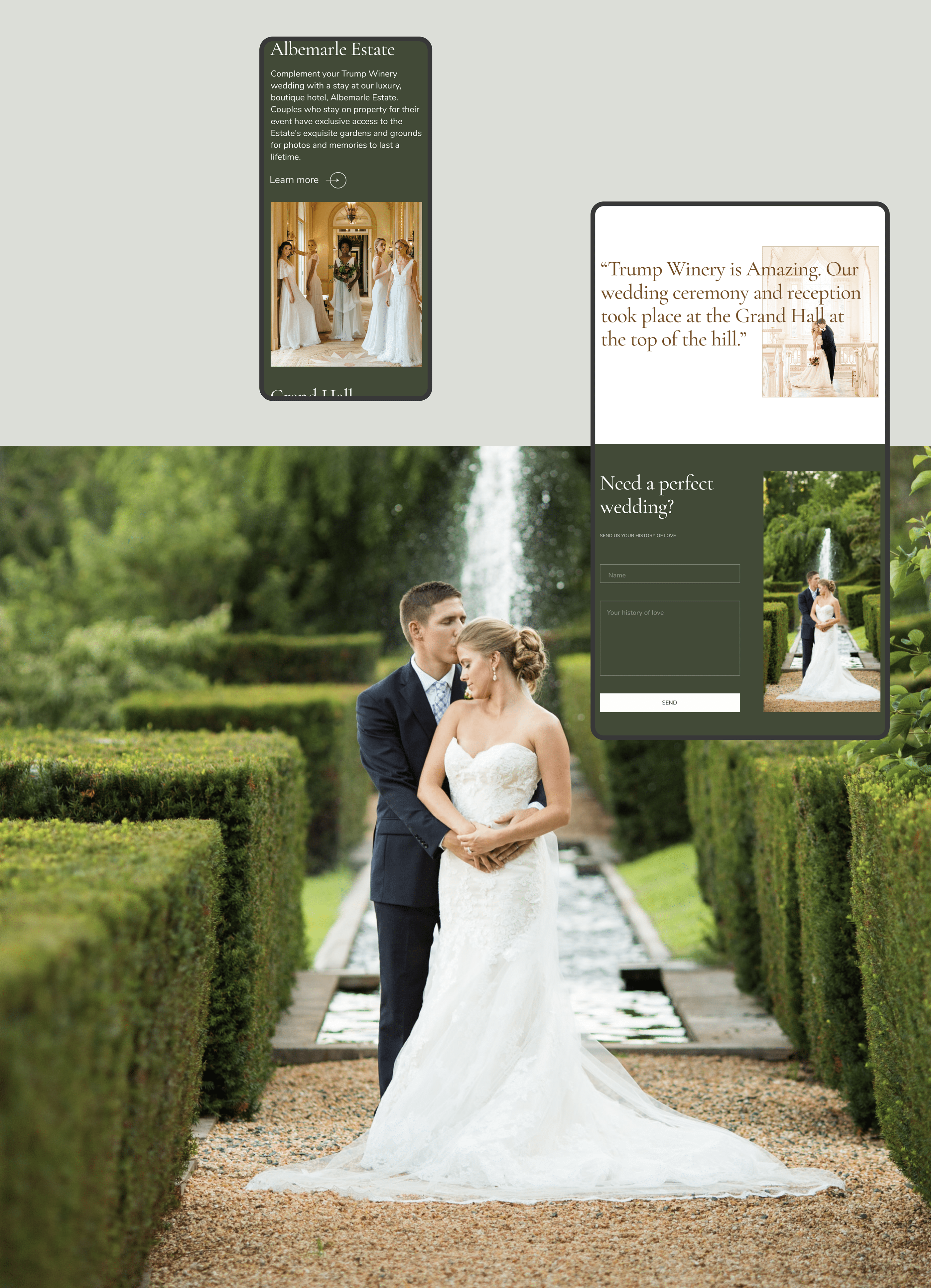 TRUMP WINERY Corporate website redesign — Изображение №17 — Интерфейсы, Анимация на Dprofile