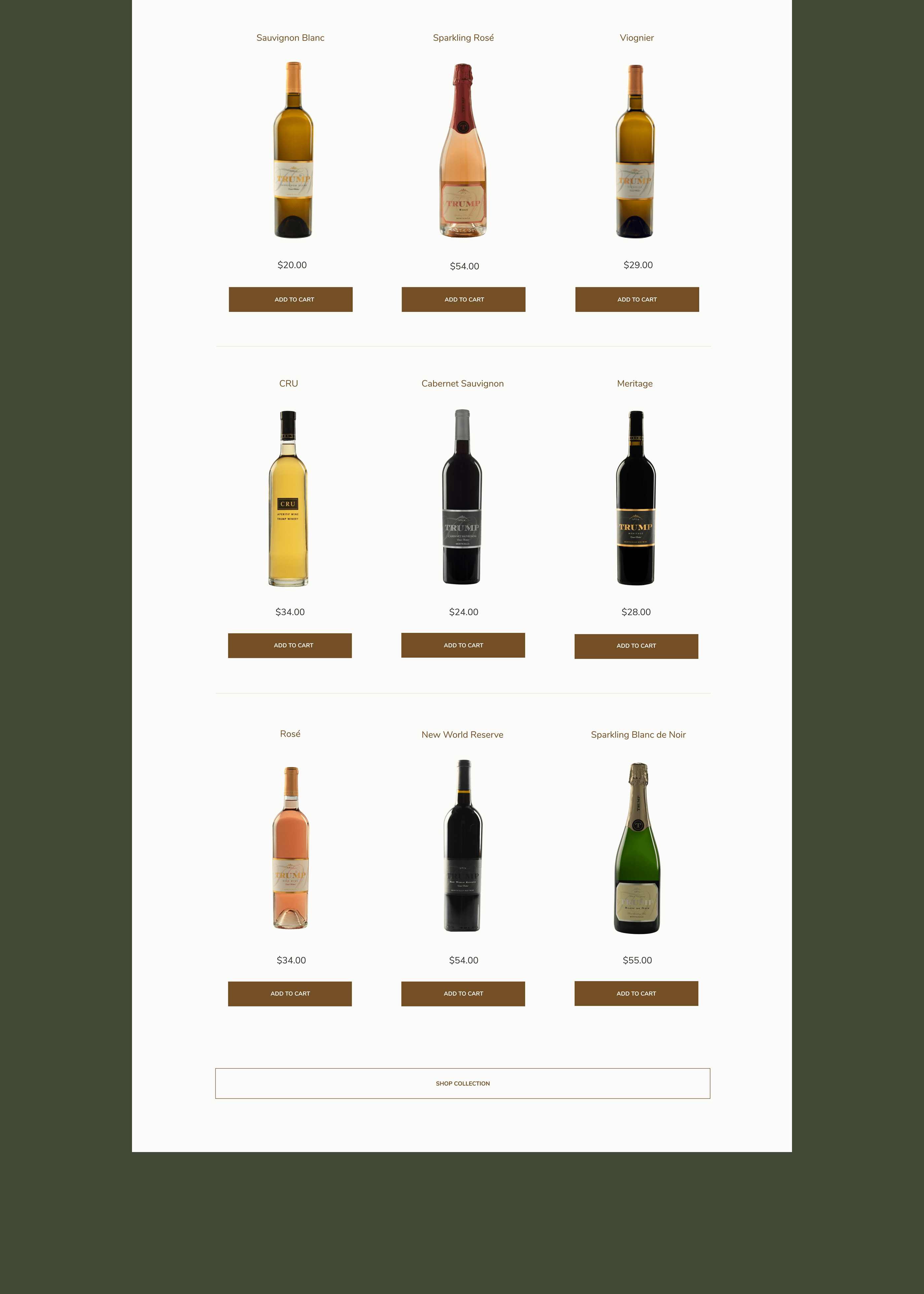TRUMP WINERY Corporate website redesign — Изображение №25 — Интерфейсы, Анимация на Dprofile