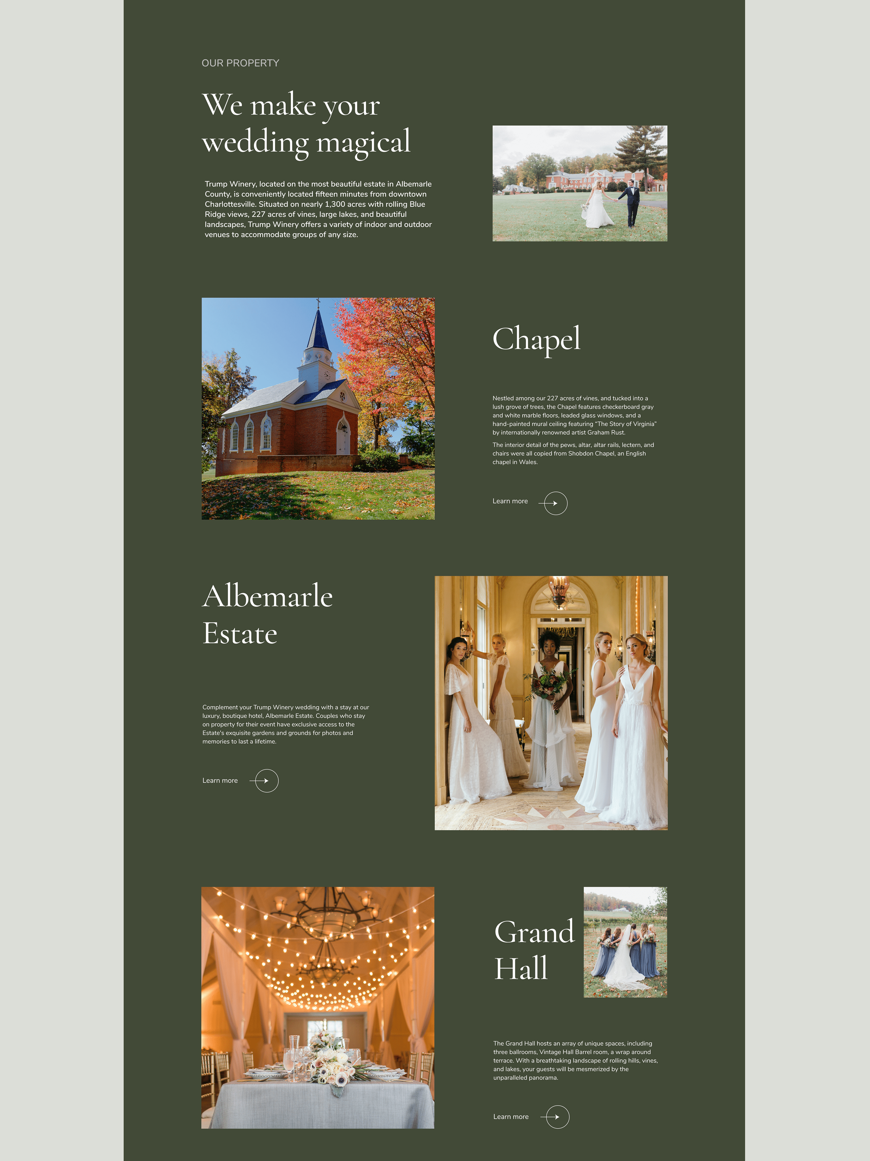 TRUMP WINERY Corporate website redesign — Изображение №15 — Интерфейсы, Анимация на Dprofile