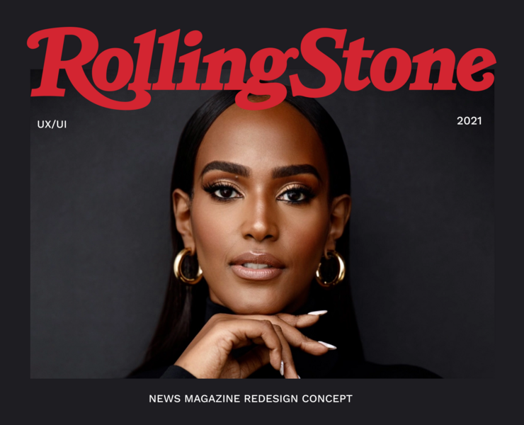 Rolling Stone - news magazine website redesign на Dprofile
